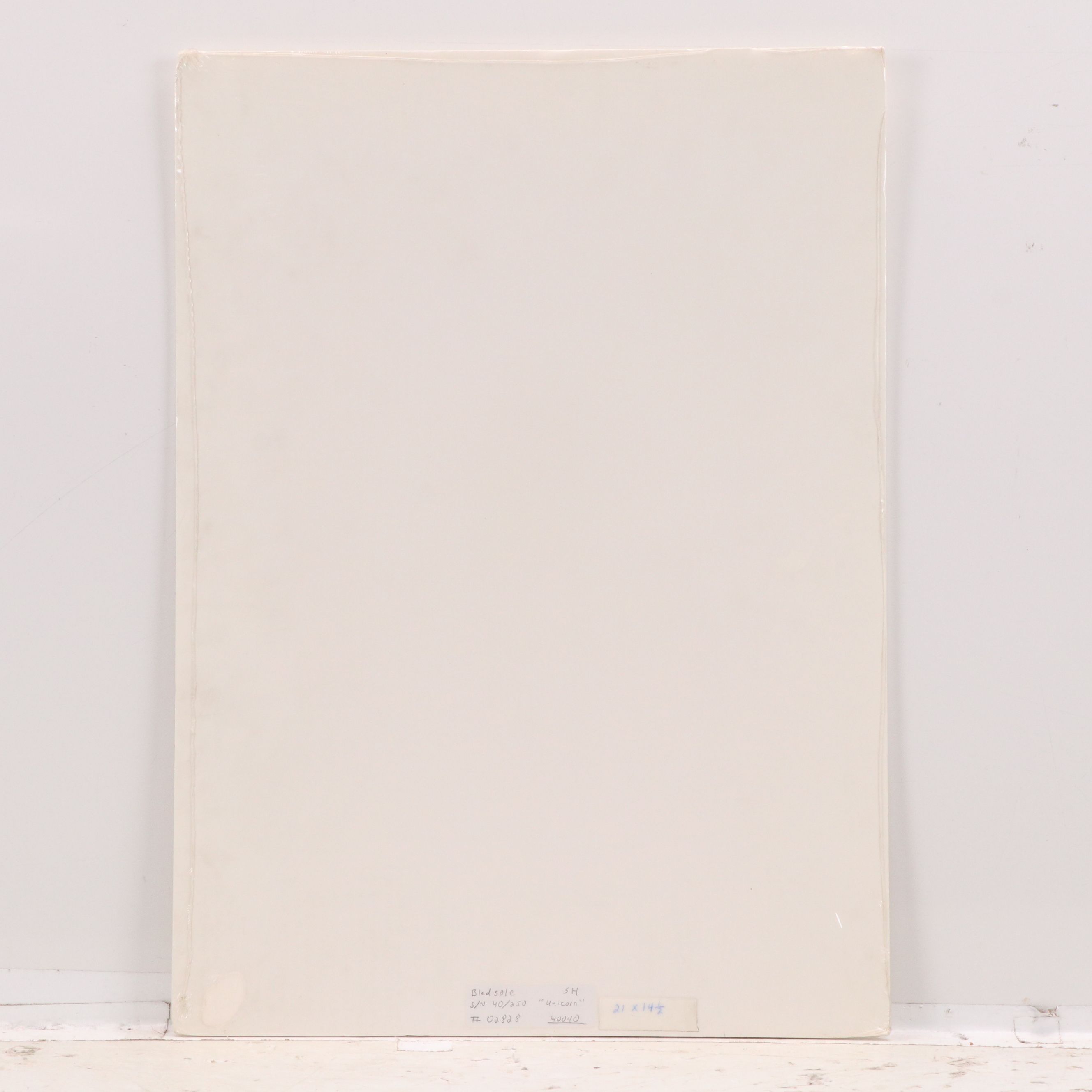 Judith Bledsoe Embossed Lithograph "Unicorn Tapestry," 1981