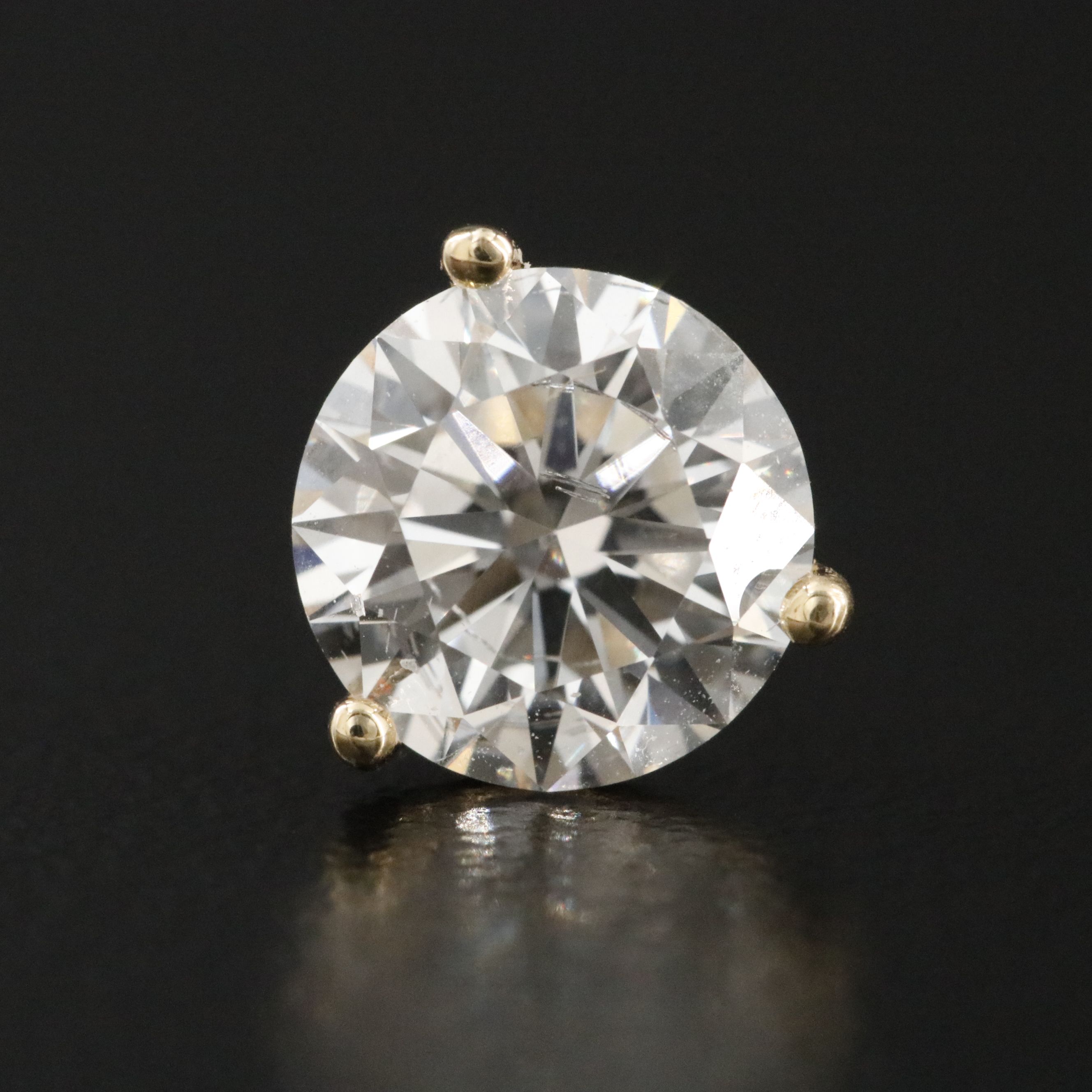 18K 3.00 CTW Lab Grown Diamond Stud Earrings