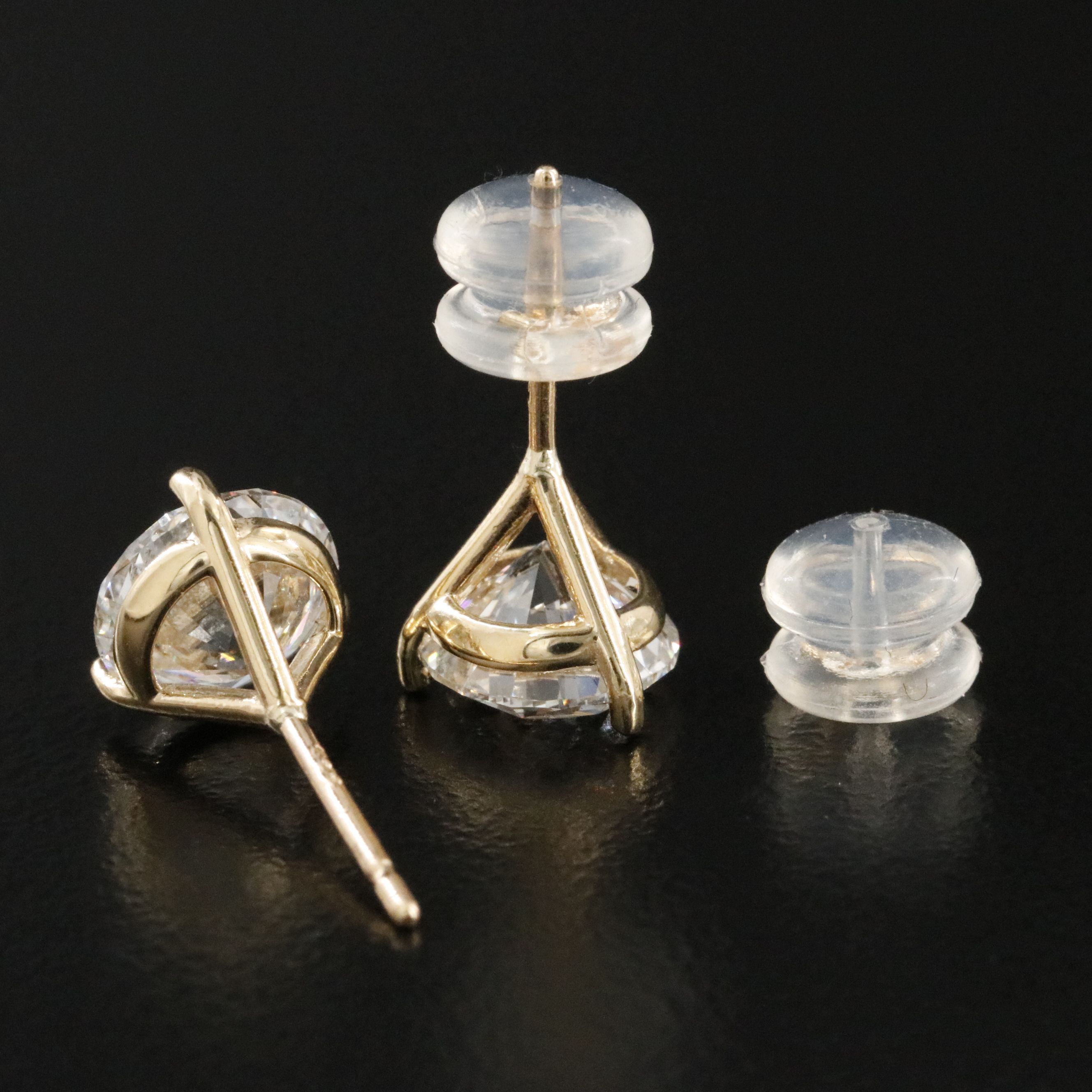 18K 3.00 CTW Lab Grown Diamond Stud Earrings