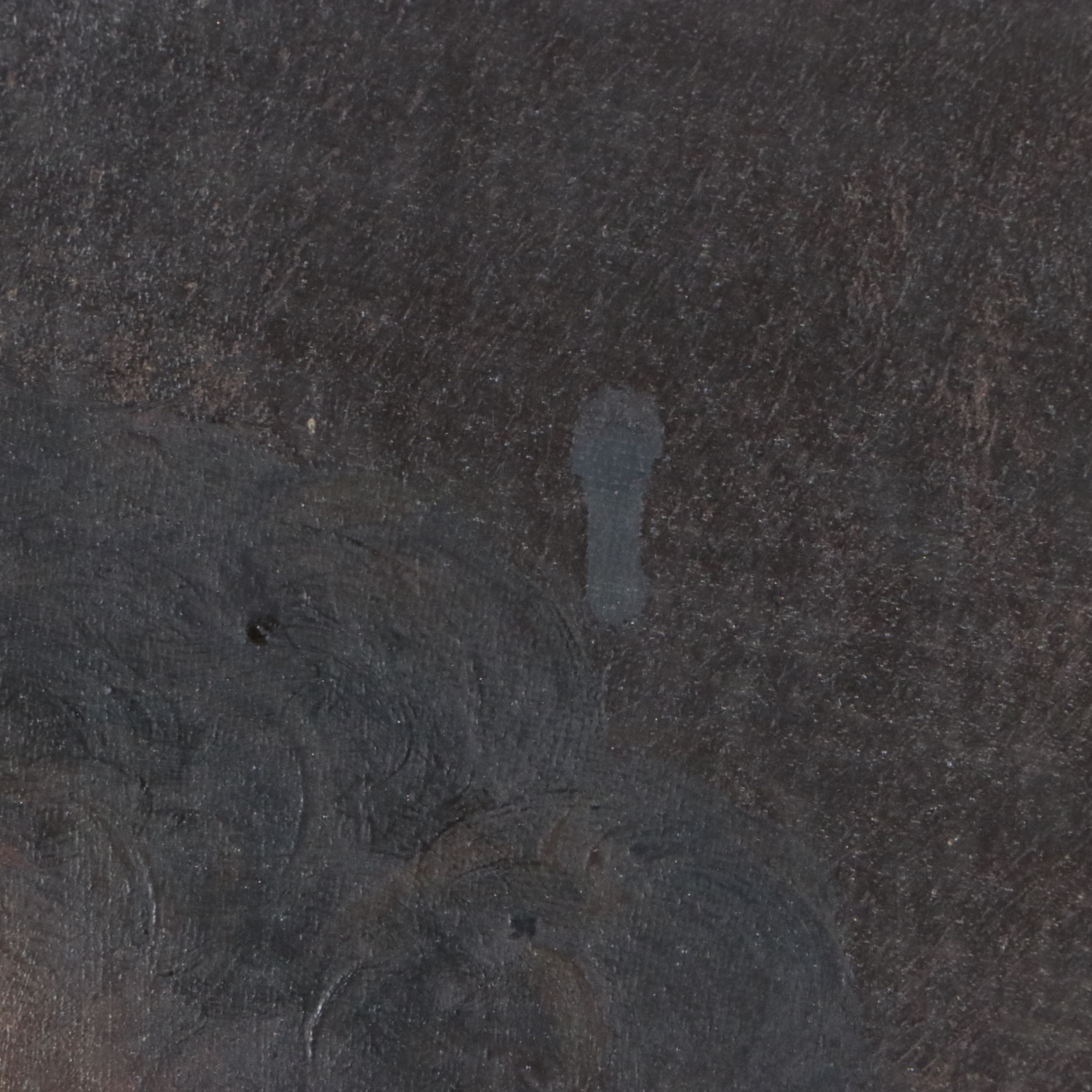 Portrait Oil Painting of Woman, 19th Century