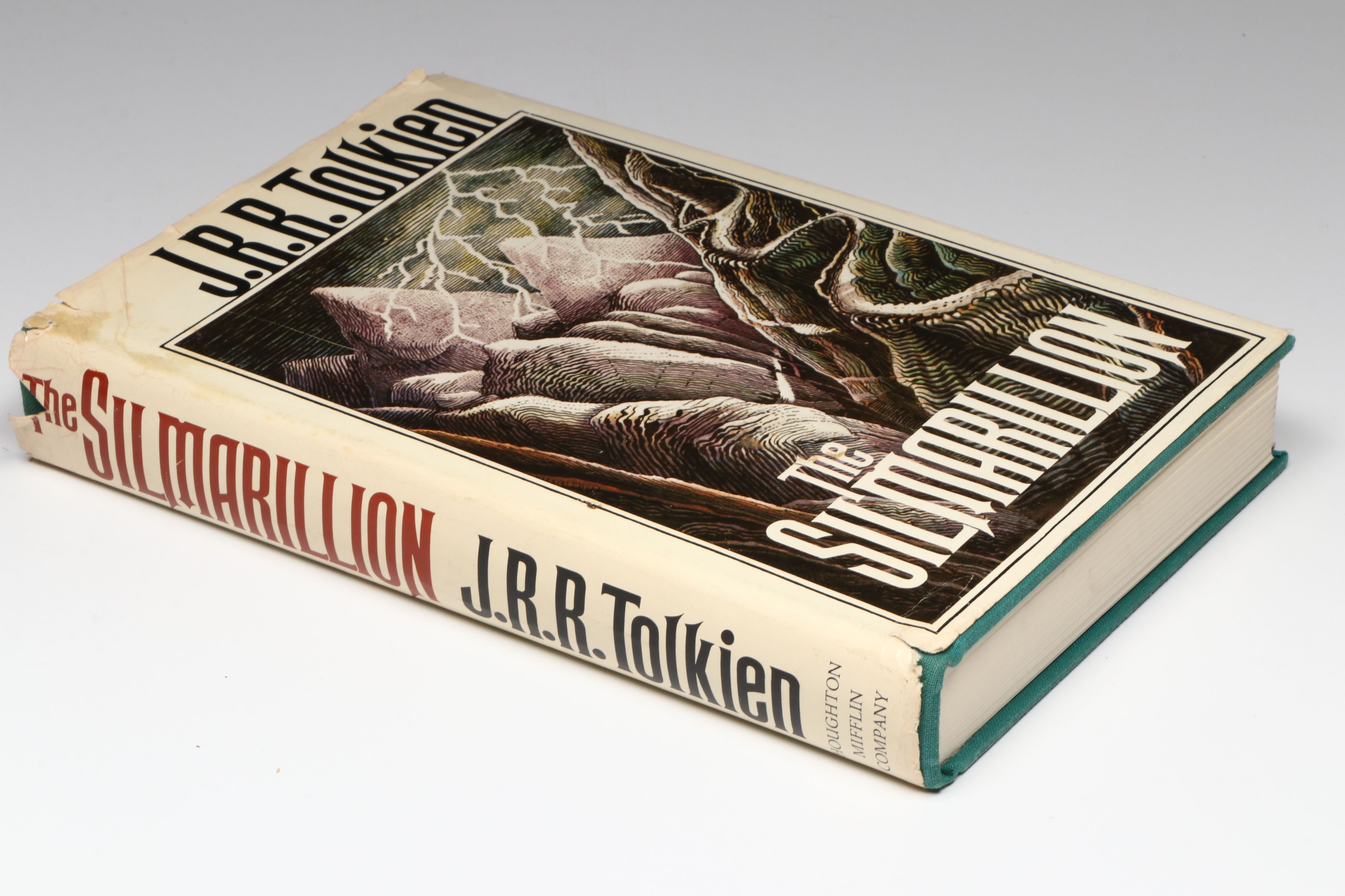 First American Edition "The Silmarillion" by J. R. R. Tolkien with Map, 1977
