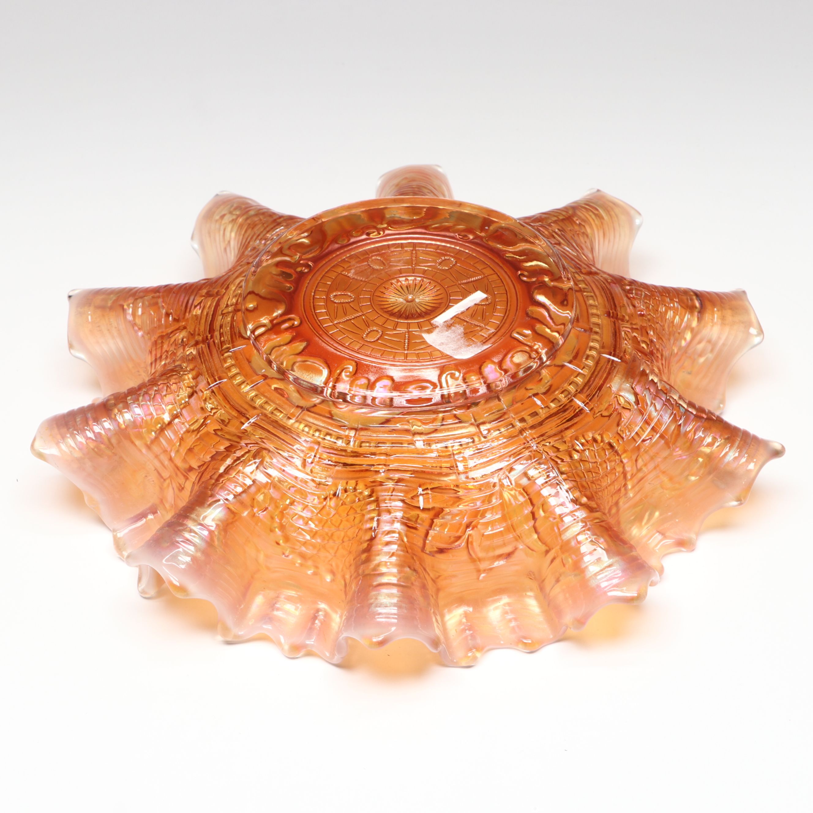 "Grape and Cable,"  "Fanciful" and More Marigold Carnival Glass Bowls