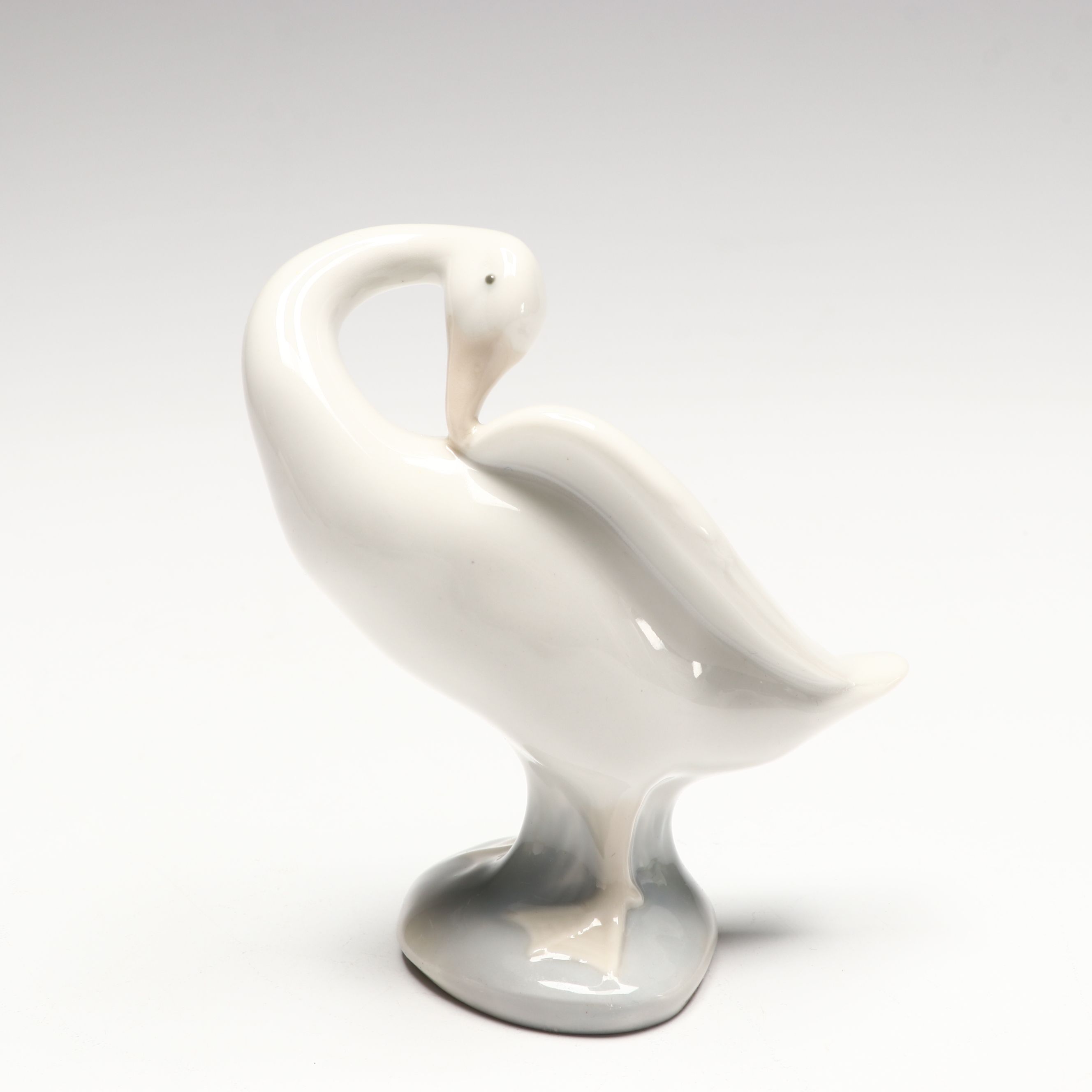 Lladró Porcelain "Dancer," "Little Duck" Porcelain Figures and Bell
