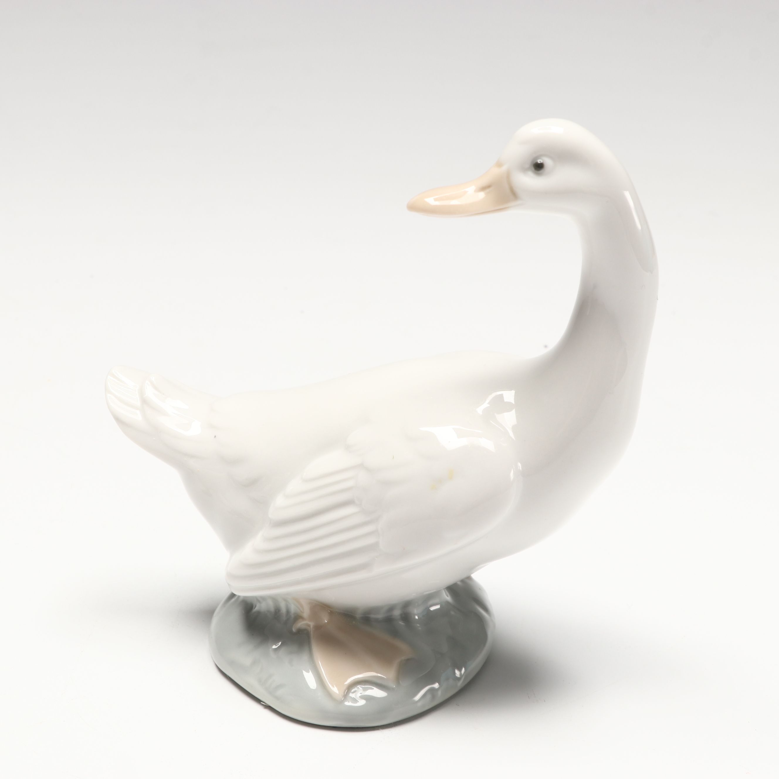 Lladró Porcelain "Dancer," "Little Duck" Porcelain Figures and Bell