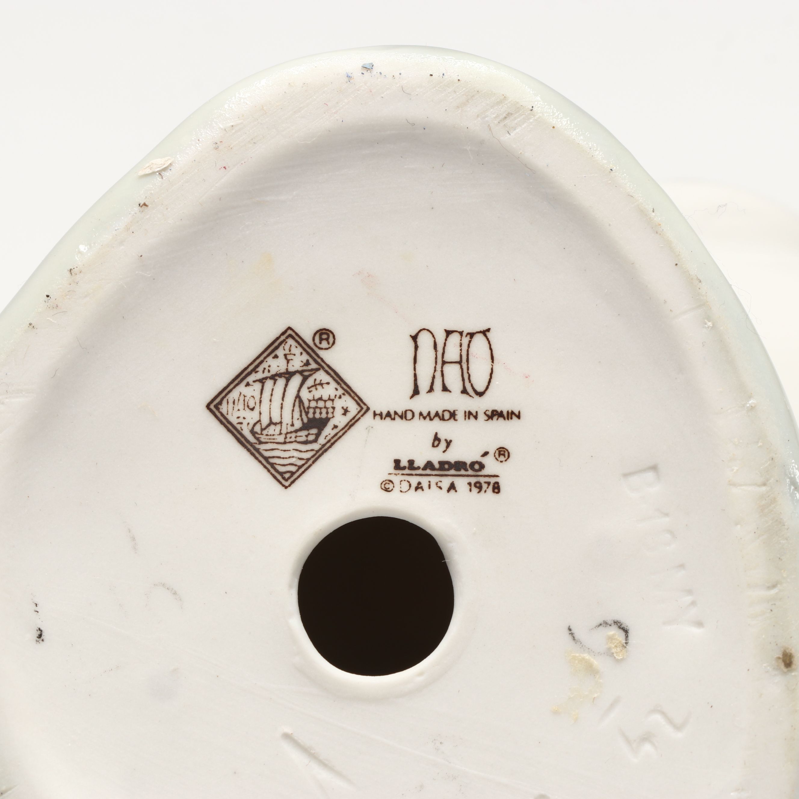 Lladró Porcelain "Dancer," "Little Duck" Porcelain Figures and Bell