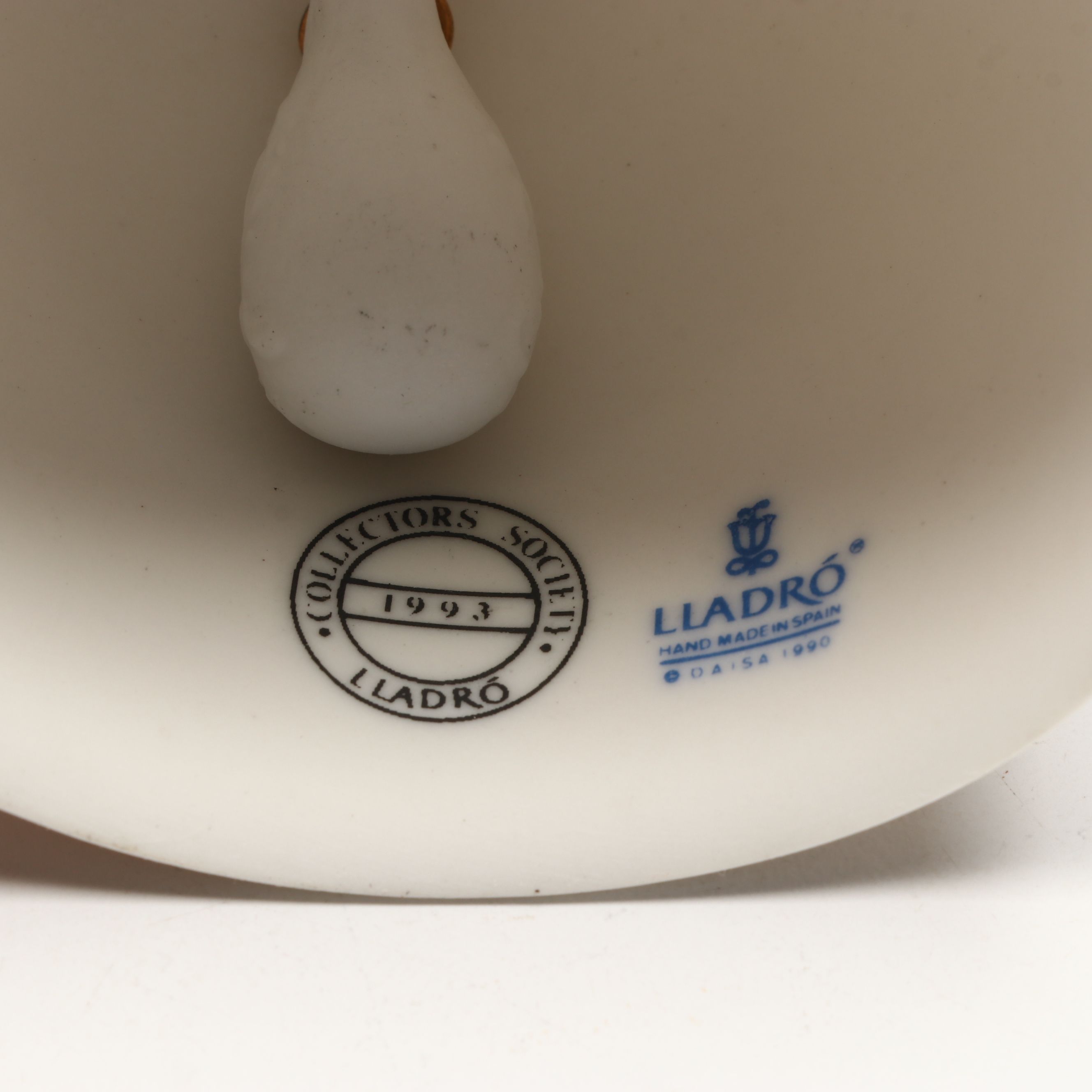 Lladró Porcelain "Dancer," "Little Duck" Porcelain Figures and Bell