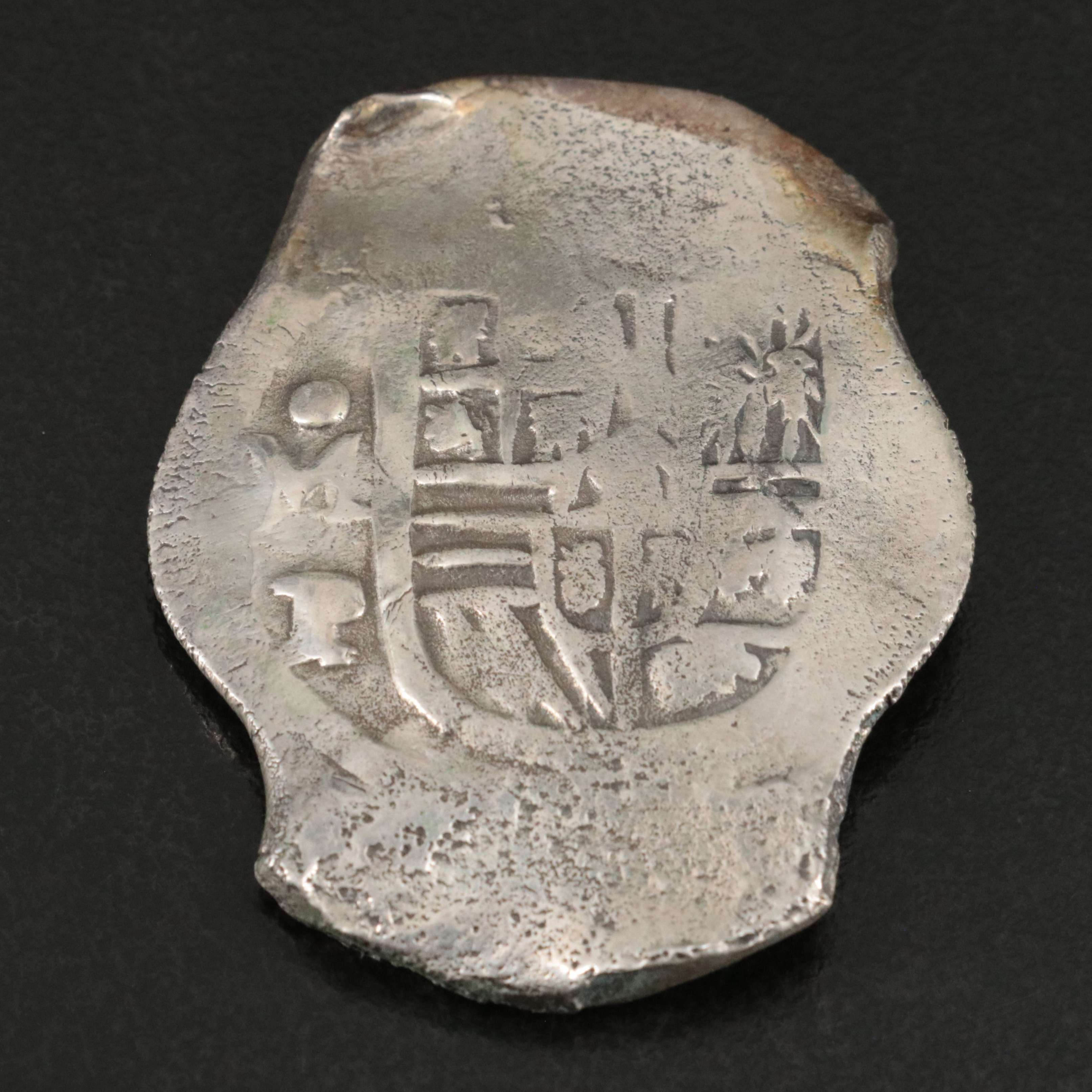 8 Reales Silver Cob From the Wreck of the Concepcion