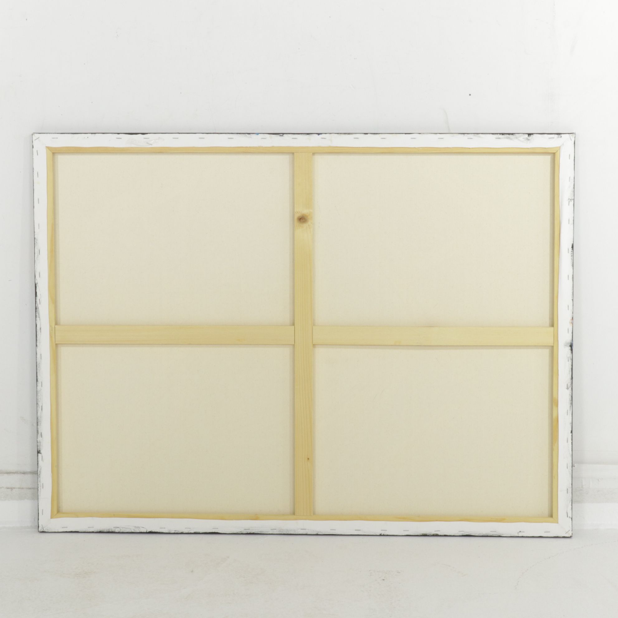 Joe Dixon Abstract Expressionist Cool-Toned Acrylic Painting, Circa 2020