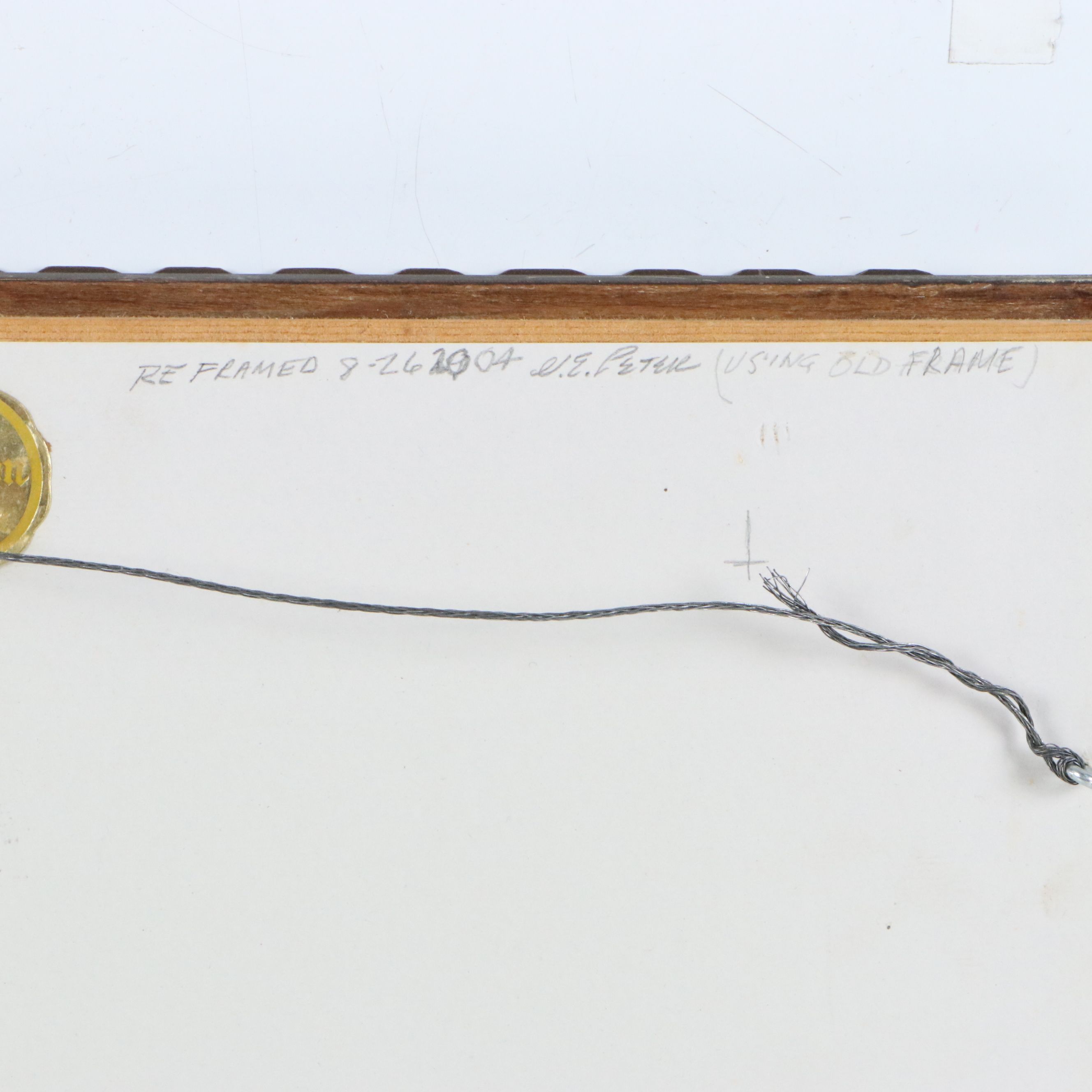 Hand-Embroidered Architectural View of Stone Manor