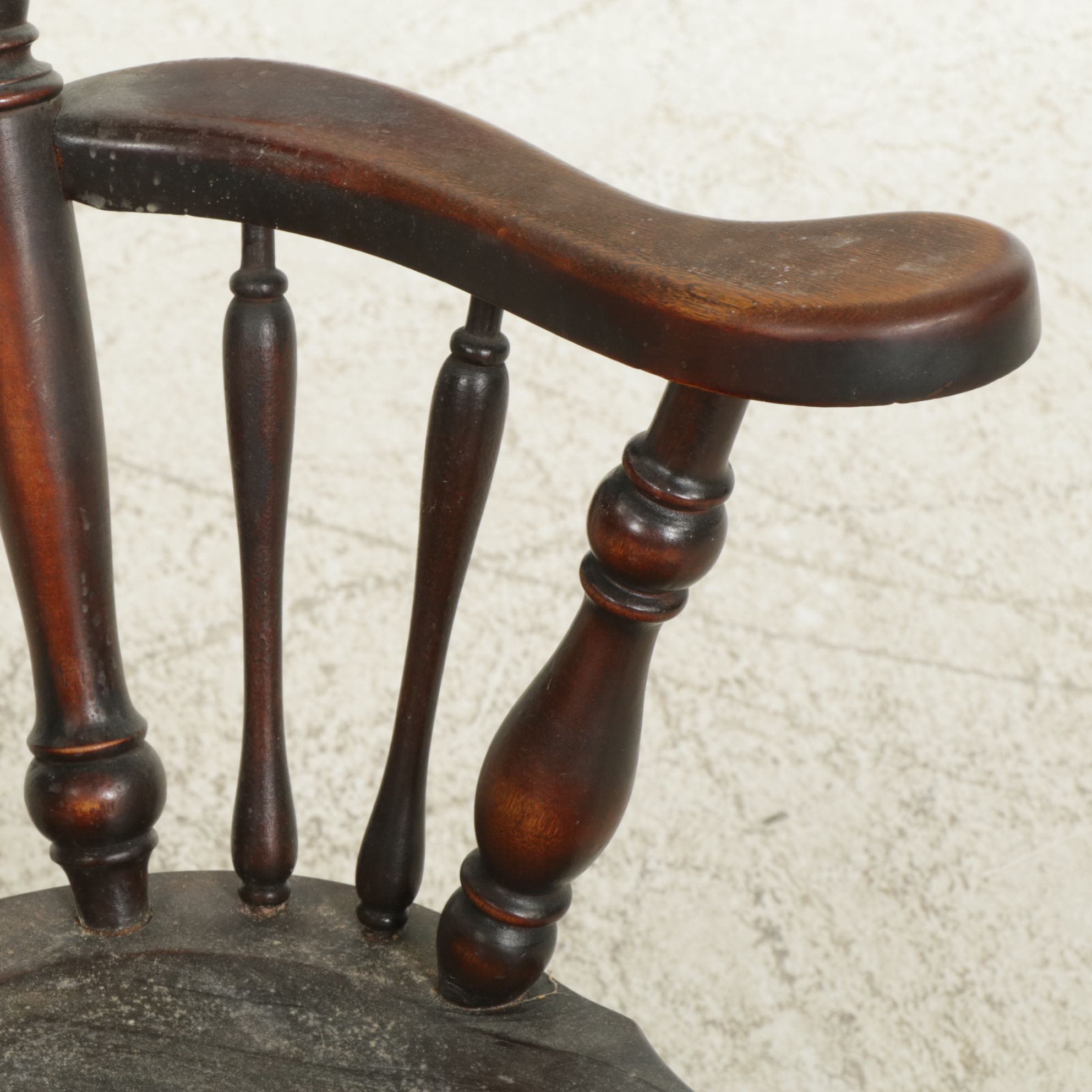 Carved Walnut Rocking Chair, Early to Mid-20th Century