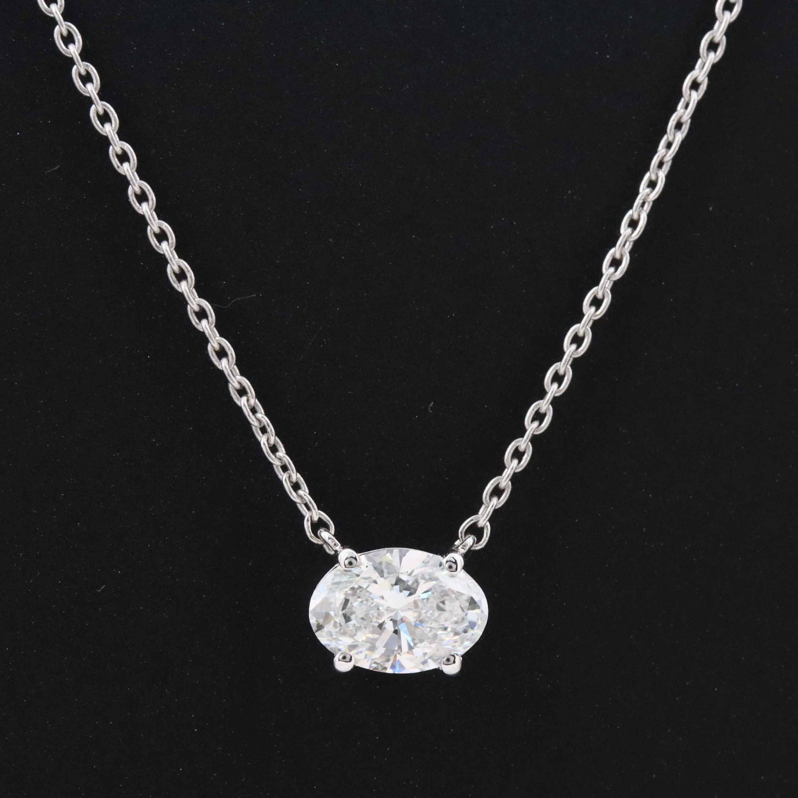 14K 0.50 CT Lab Grown Diamond Necklace