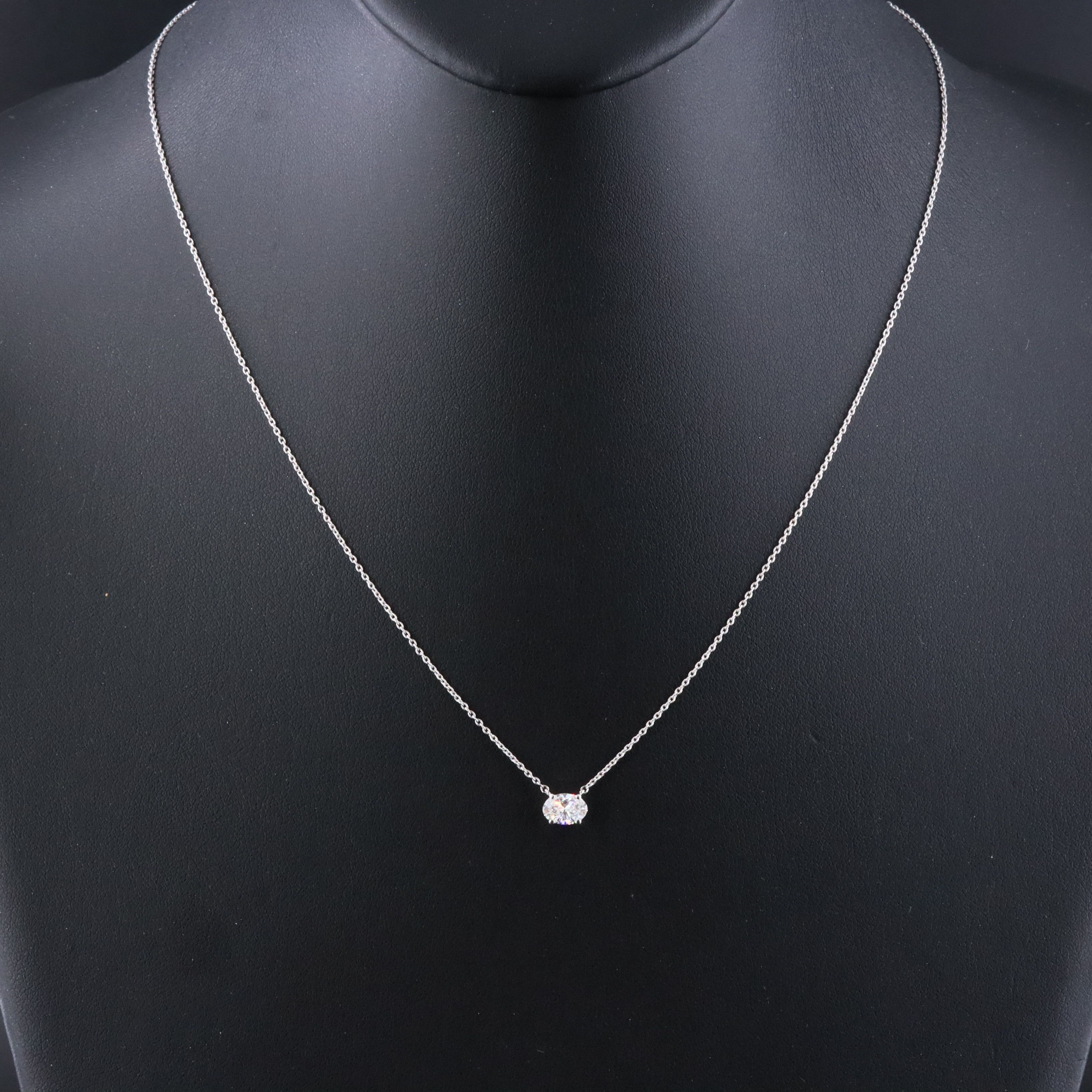 14K 0.50 CT Lab Grown Diamond Necklace