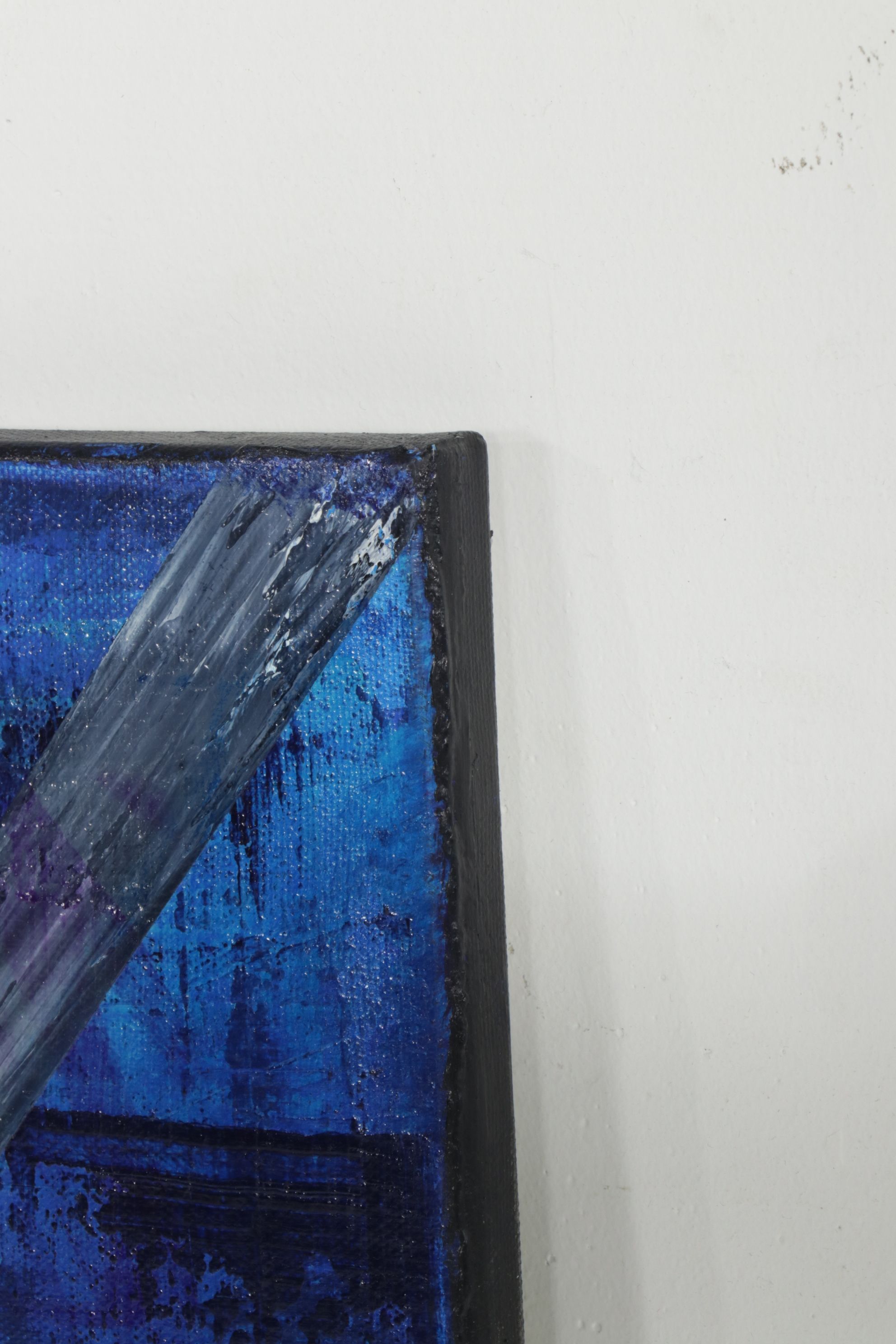 Joe Dixon Split-Complementary Abstract Expressionist Acrylic Painting, C. 2020