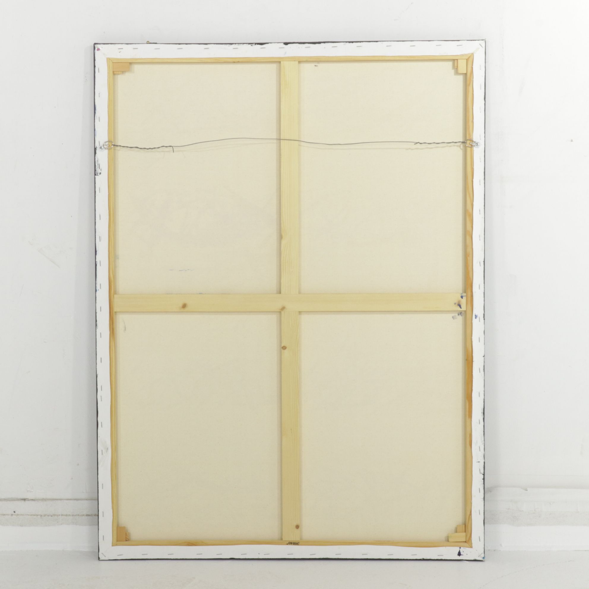 Joe Dixon Split-Complementary Abstract Expressionist Acrylic Painting, C. 2020