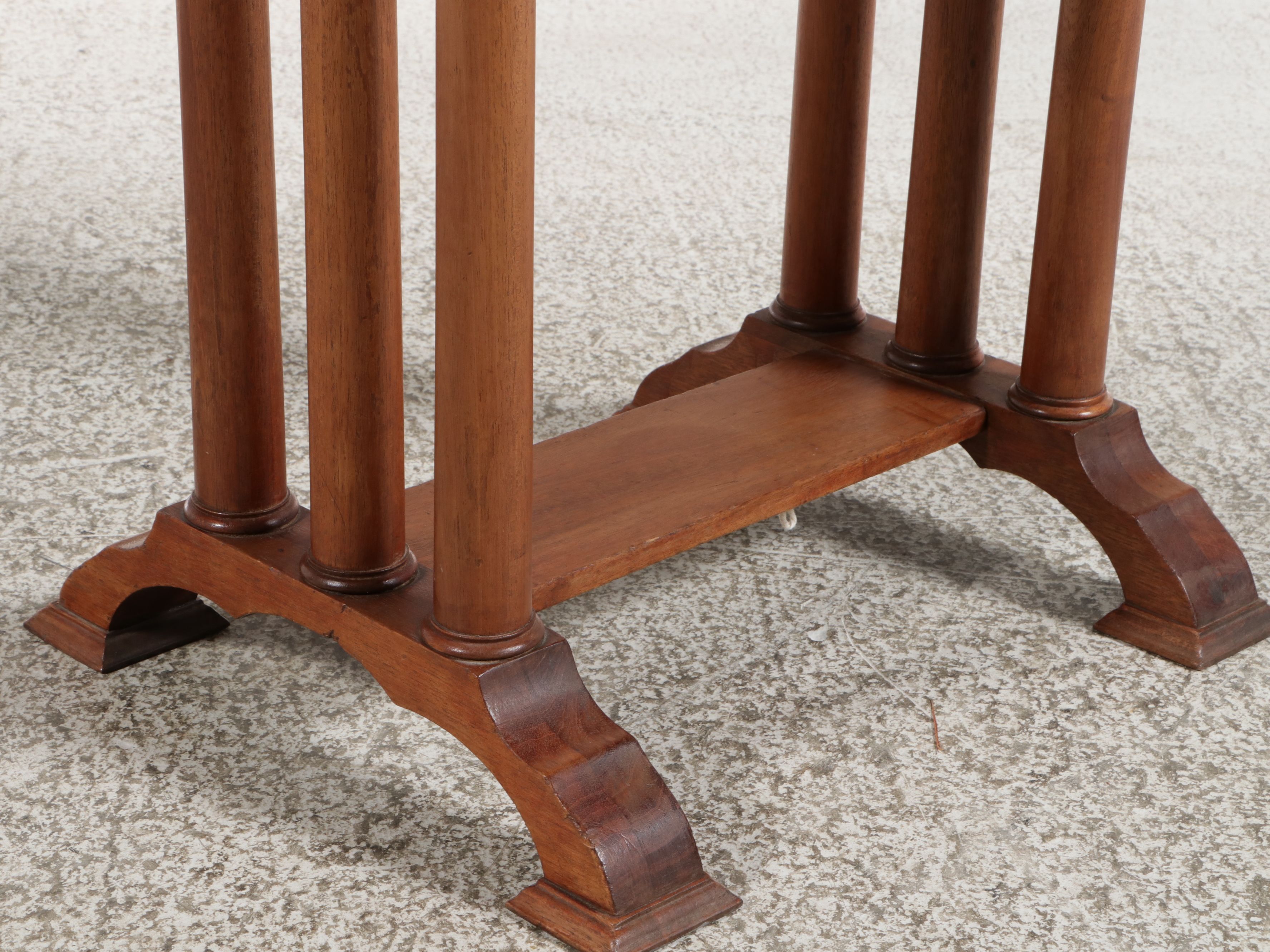 Late Biedermeier Style Mahogany Oval Occasional Table, 20th Century