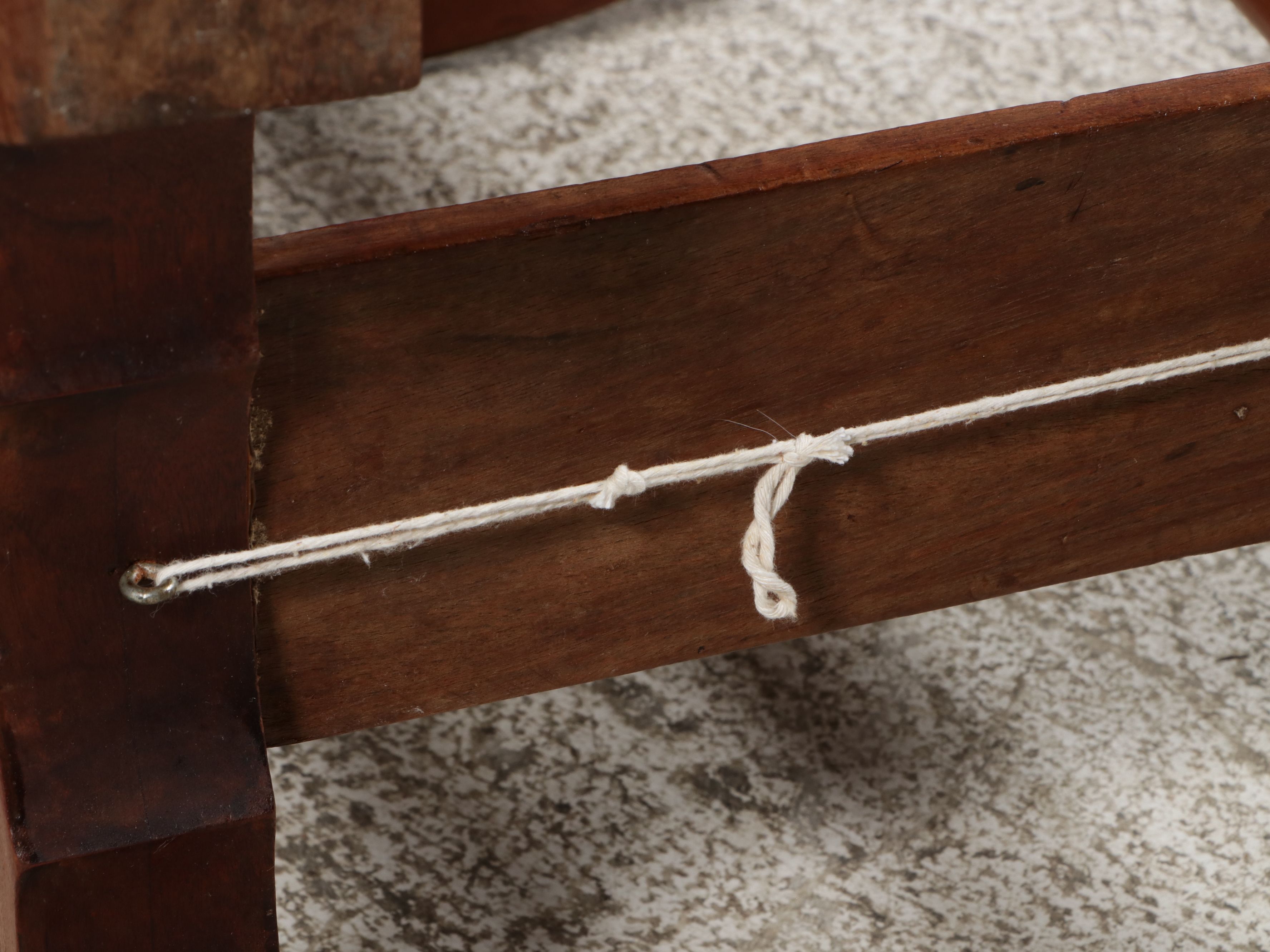 Late Biedermeier Style Mahogany Oval Occasional Table, 20th Century