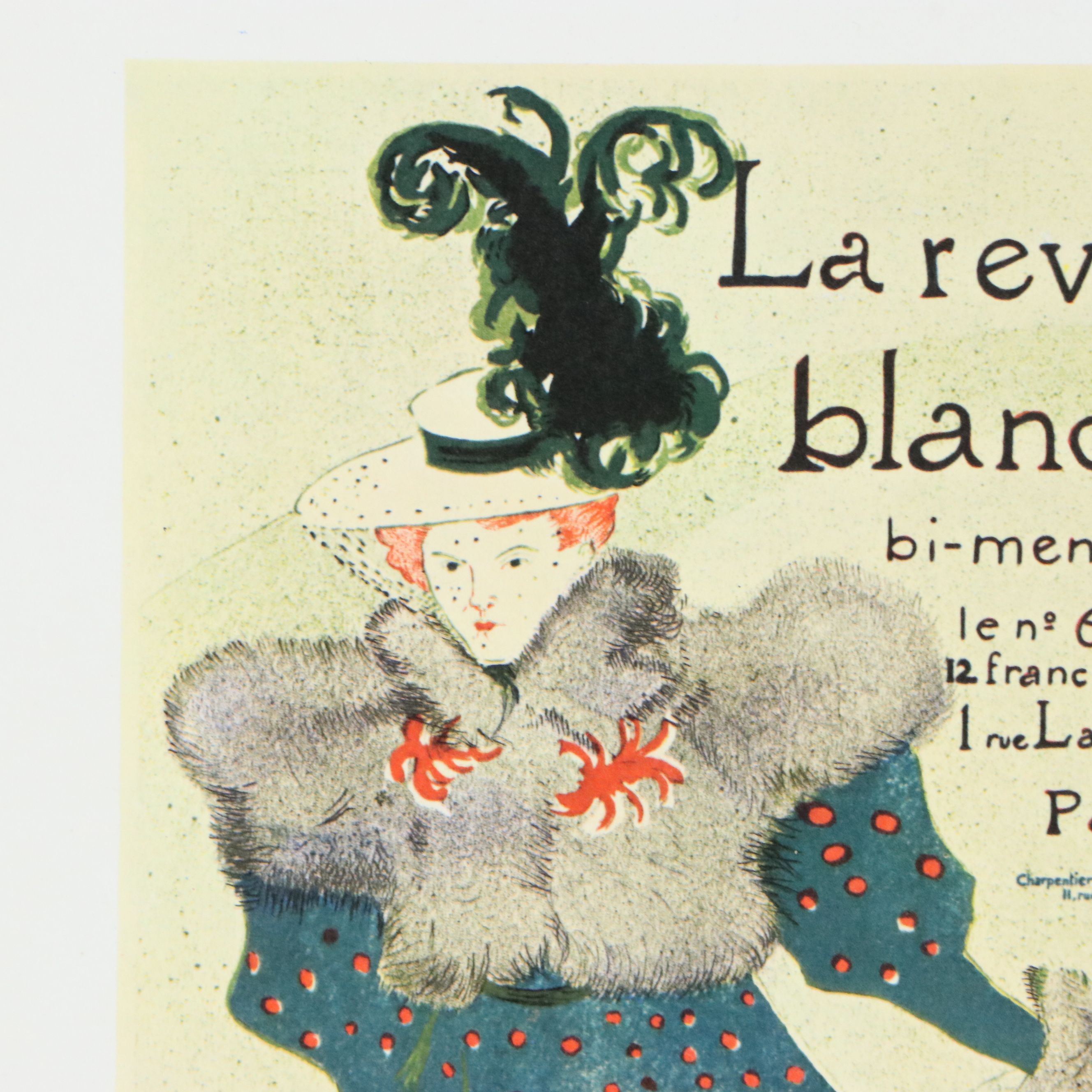 Offset Lithograph After Henri de Toulouse-Lautrec "La Revue Blanche"