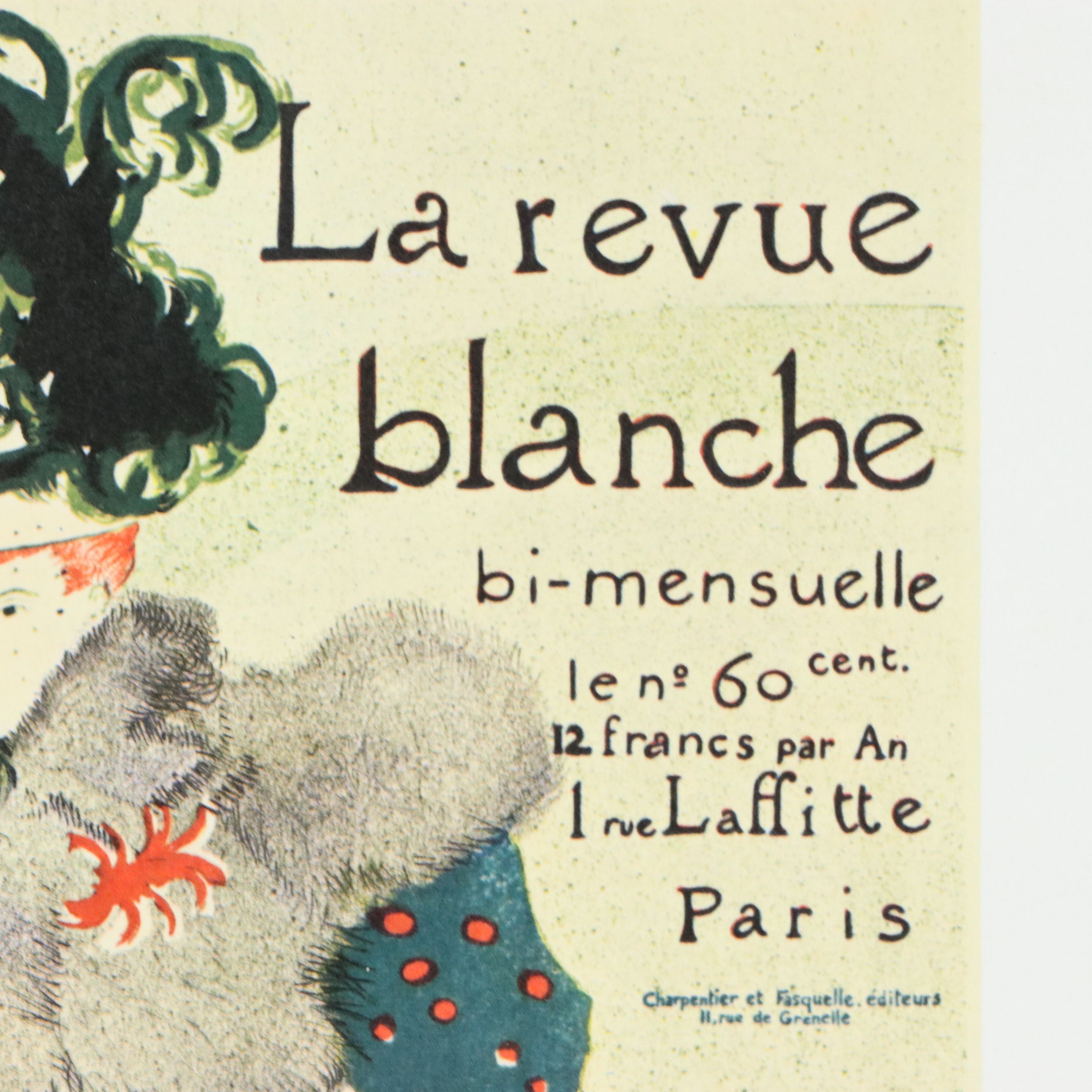Offset Lithograph After Henri de Toulouse-Lautrec "La Revue Blanche"