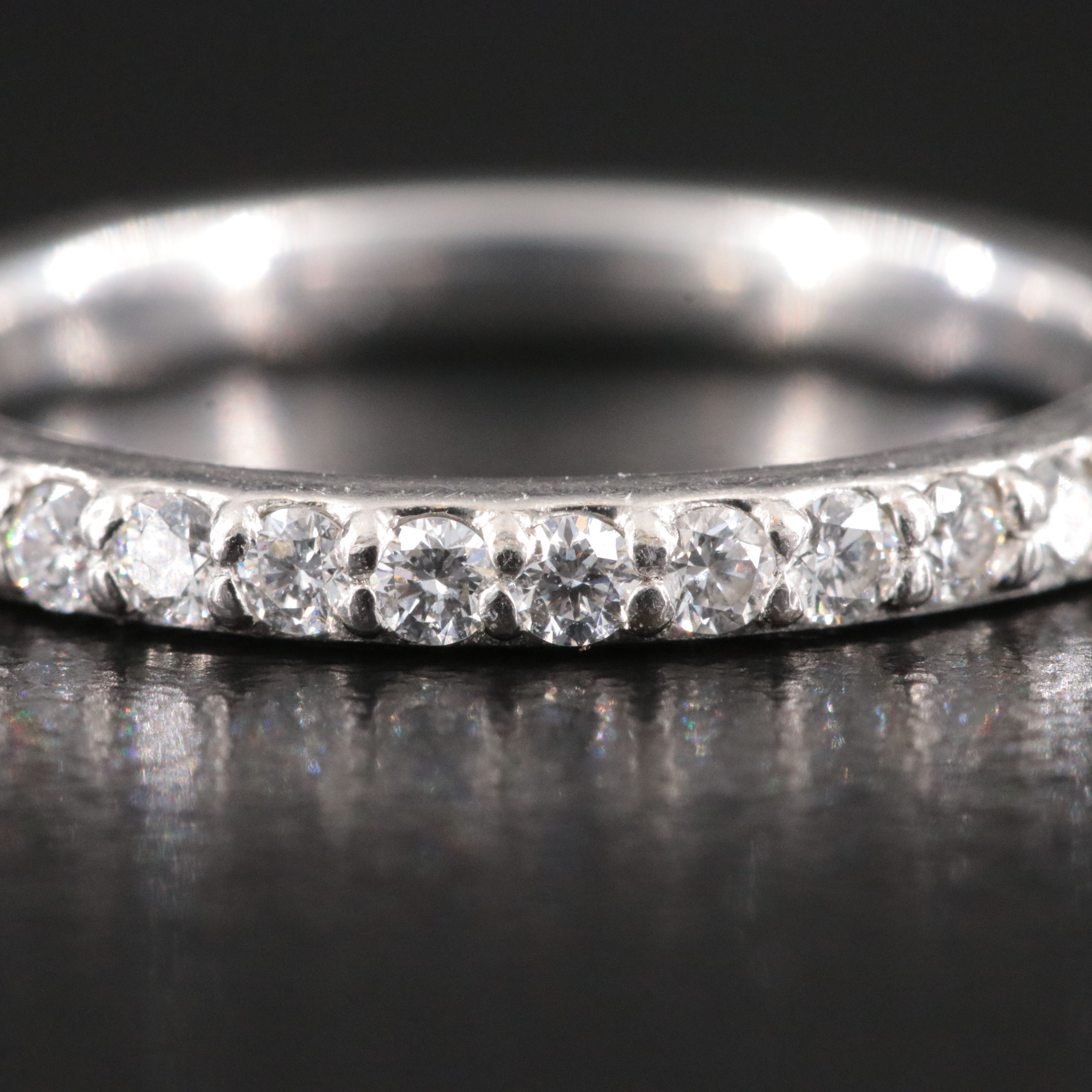 Platinum 0.68 CTW Diamond Eternity Band