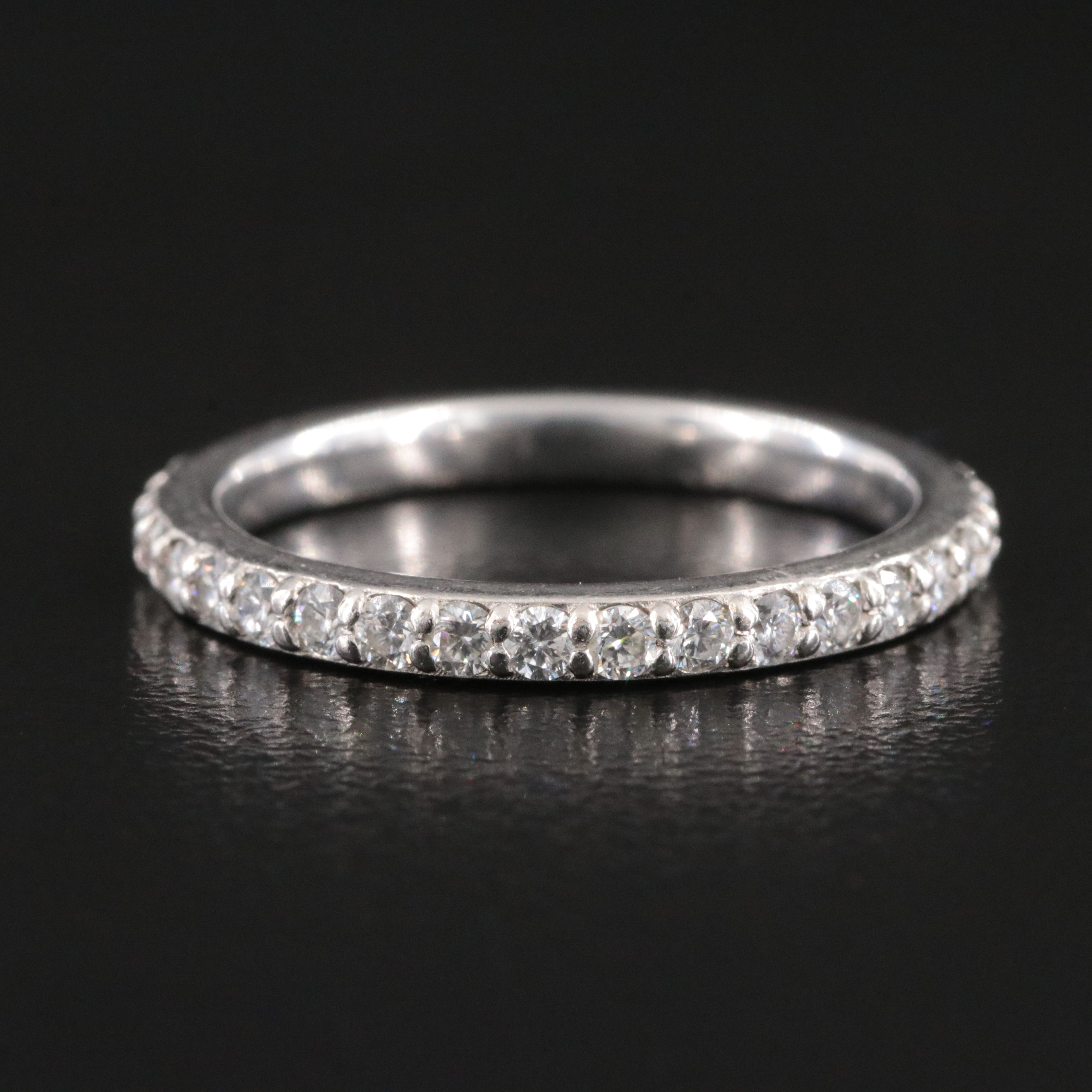 Platinum 0.68 CTW Diamond Eternity Band