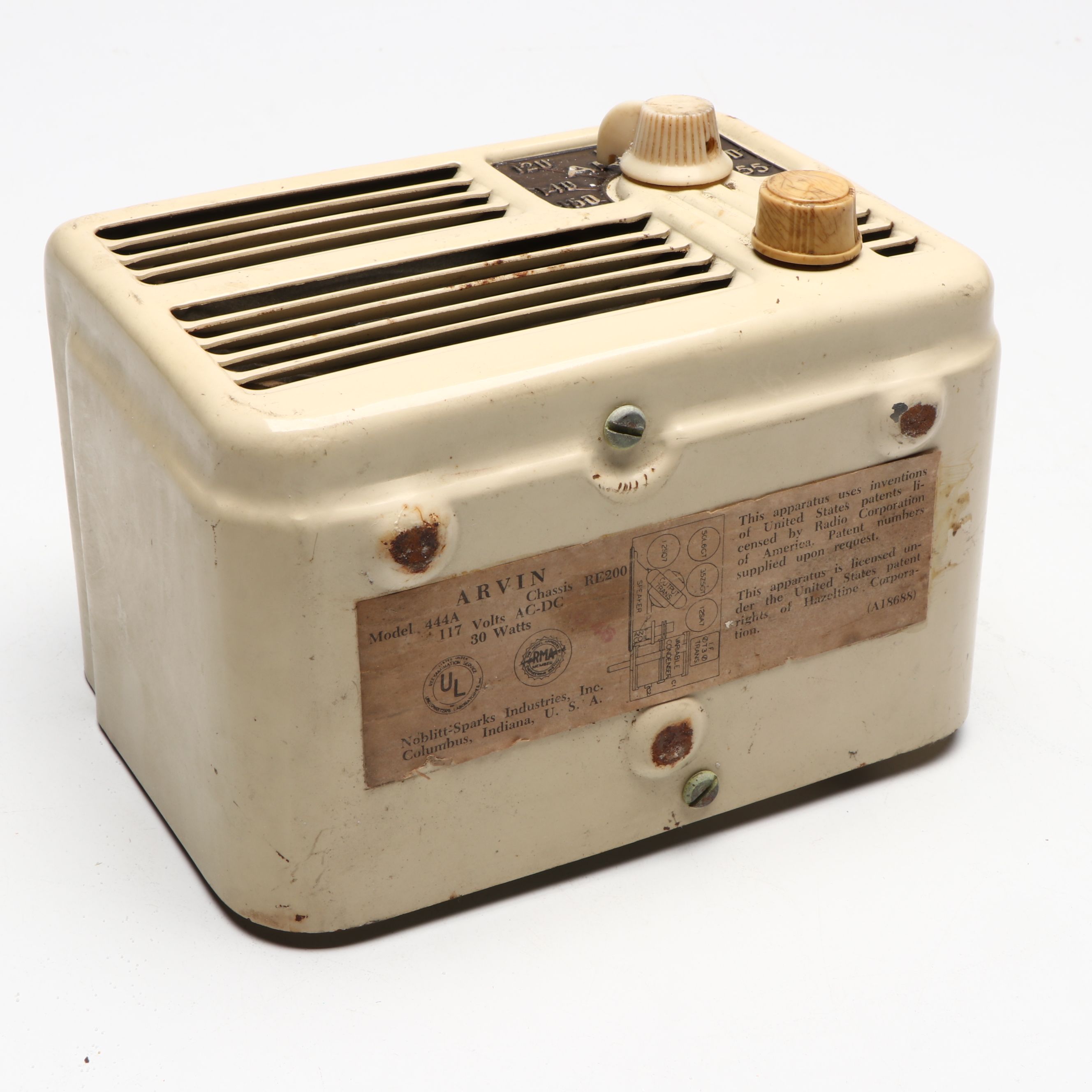 Arvin Model 444A Desktop Tube Radio, Mid-20th Century