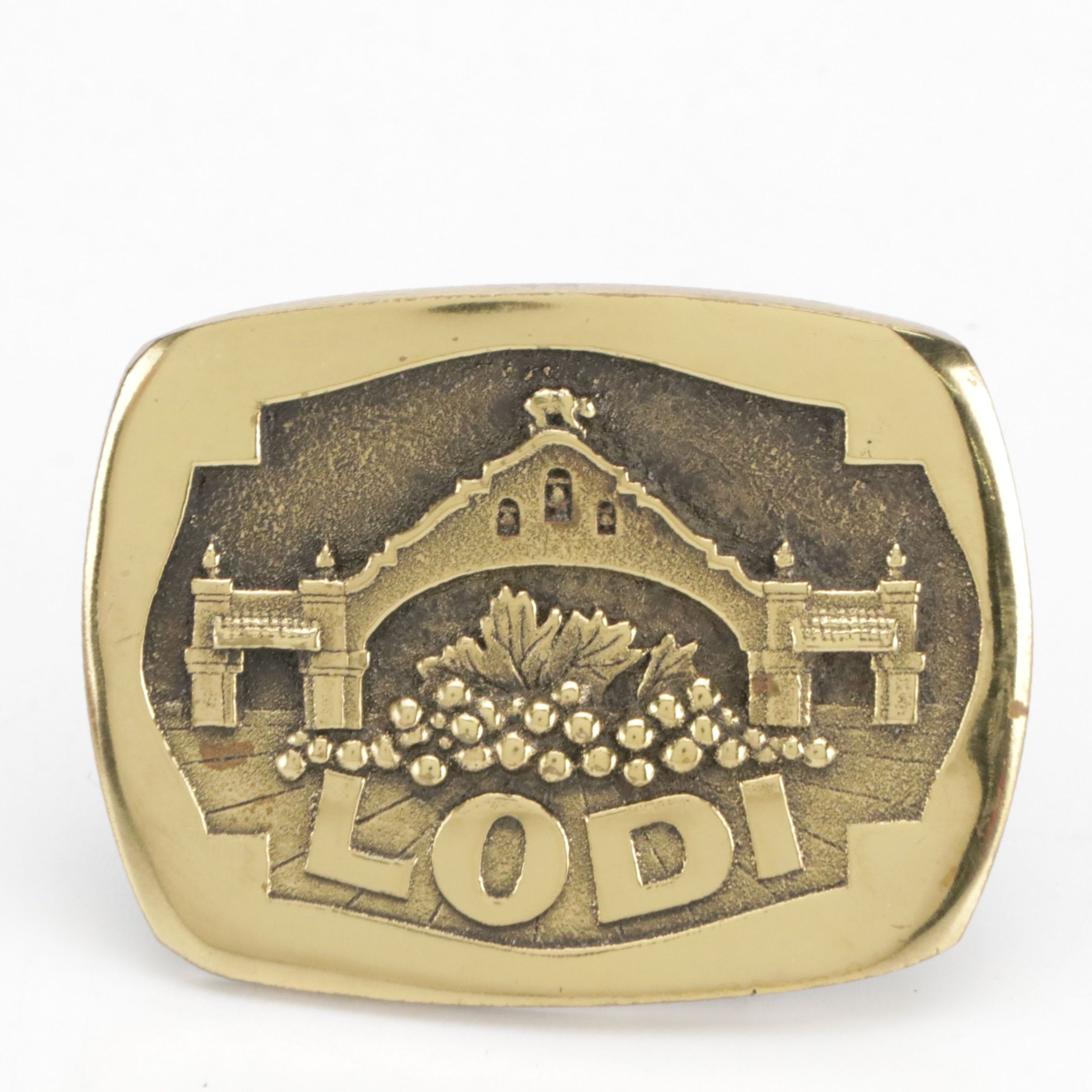The Lodi Brass Buckle with Box