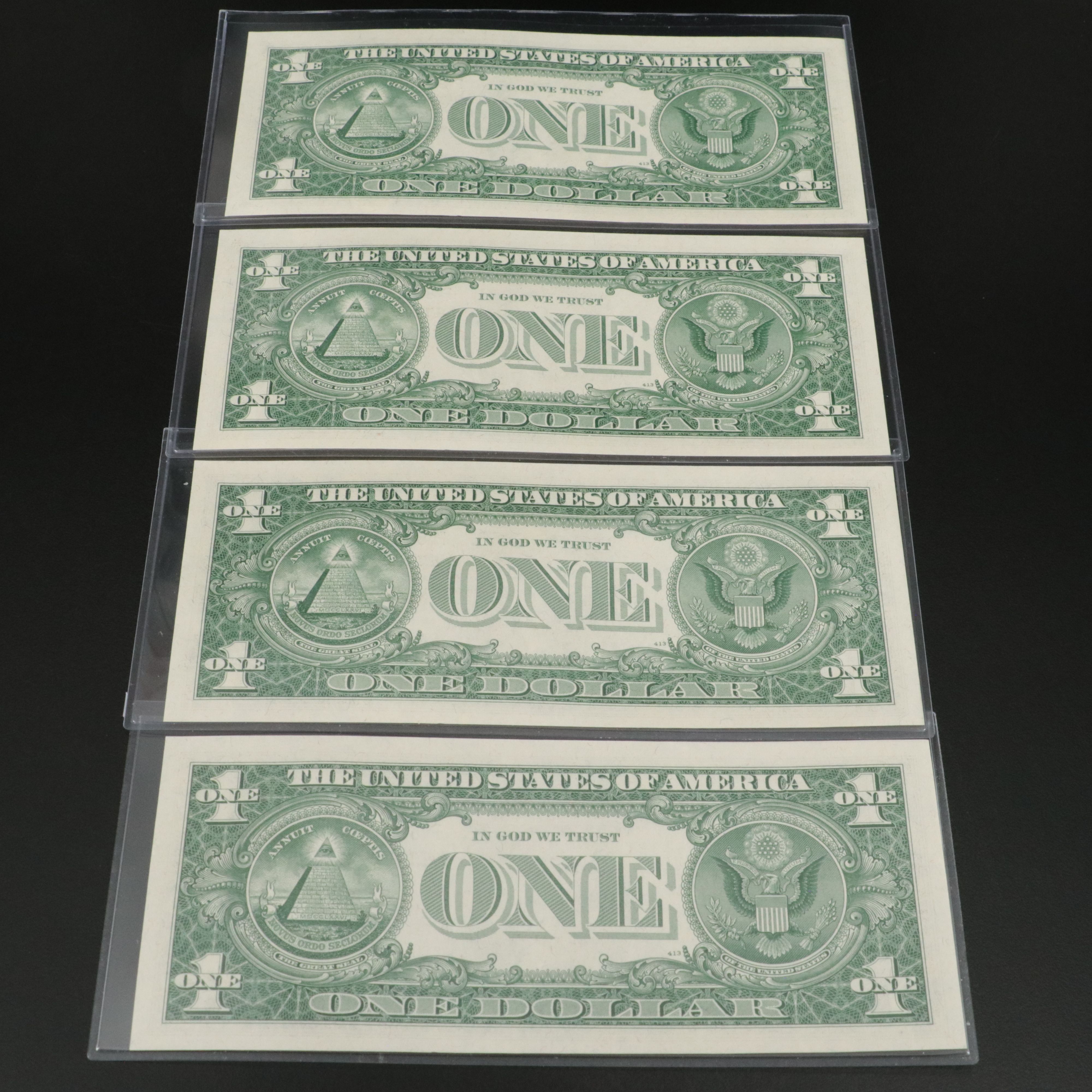 Ten 1957 A Silver Certificates All Have Consecutive Serial Numbers