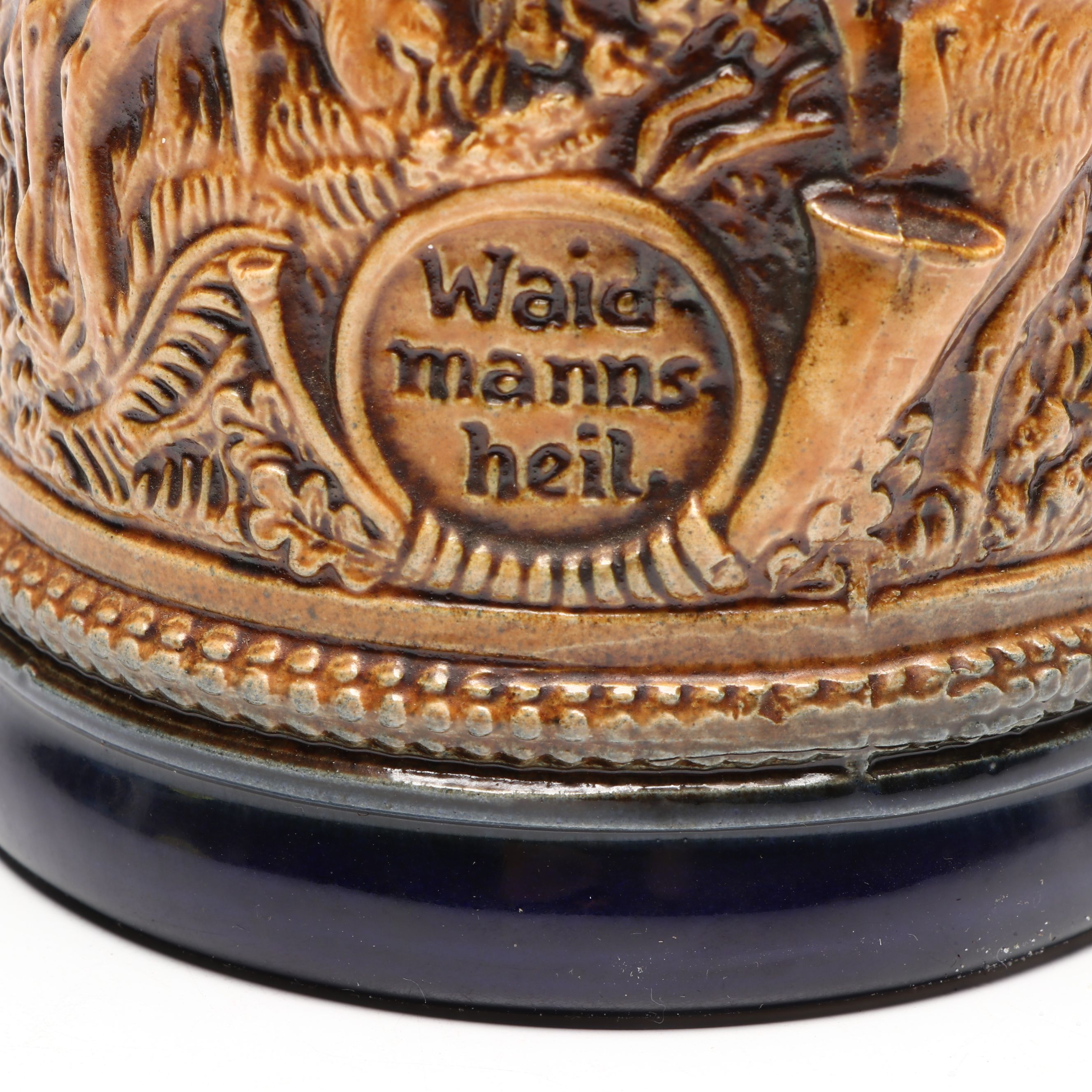 Gerz Salt Glazed Stoneware Beer Stein, Mid to Late 20th Century