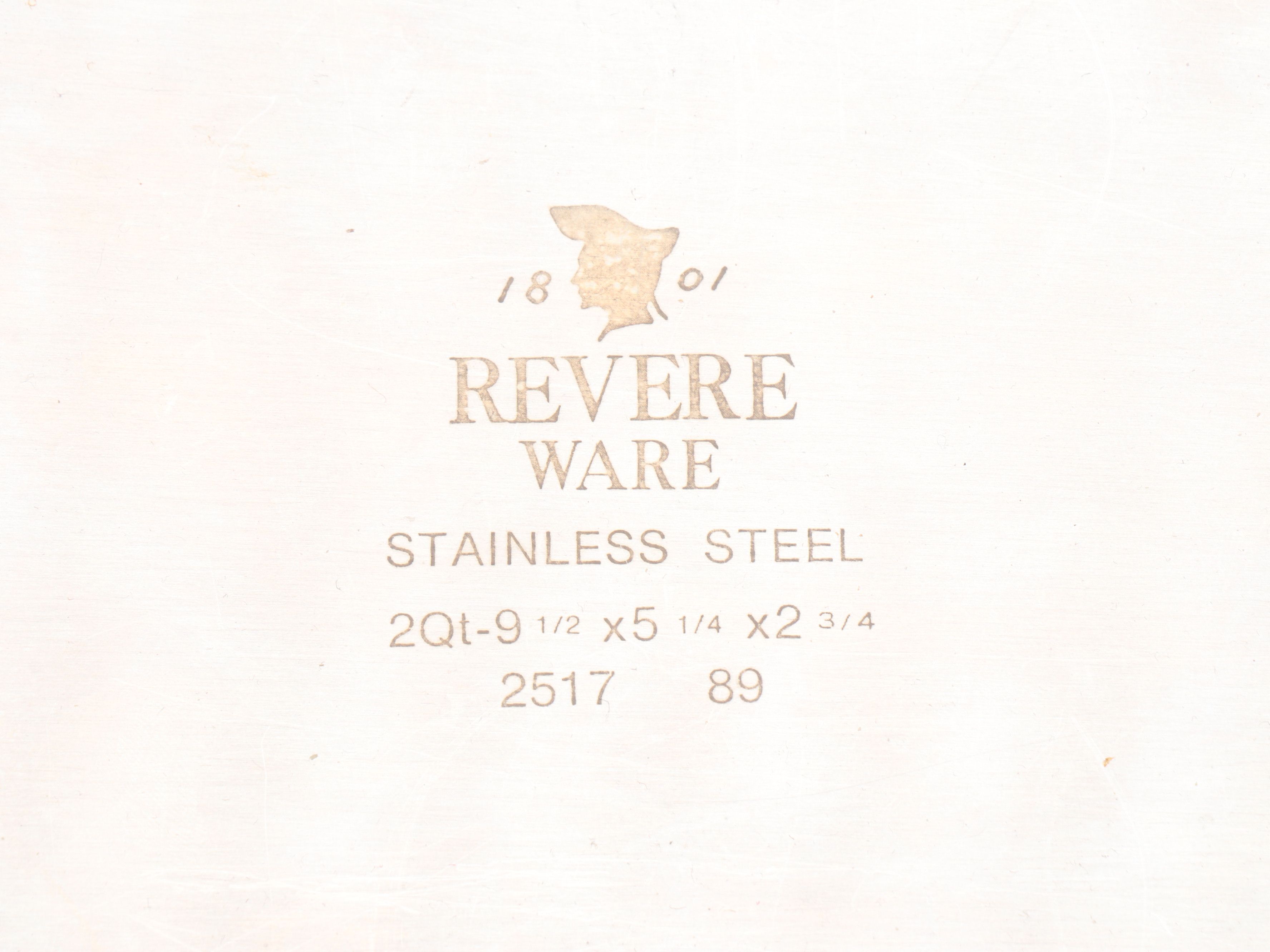 Revere Ware Stainless Steel Pots with Other Bakeware