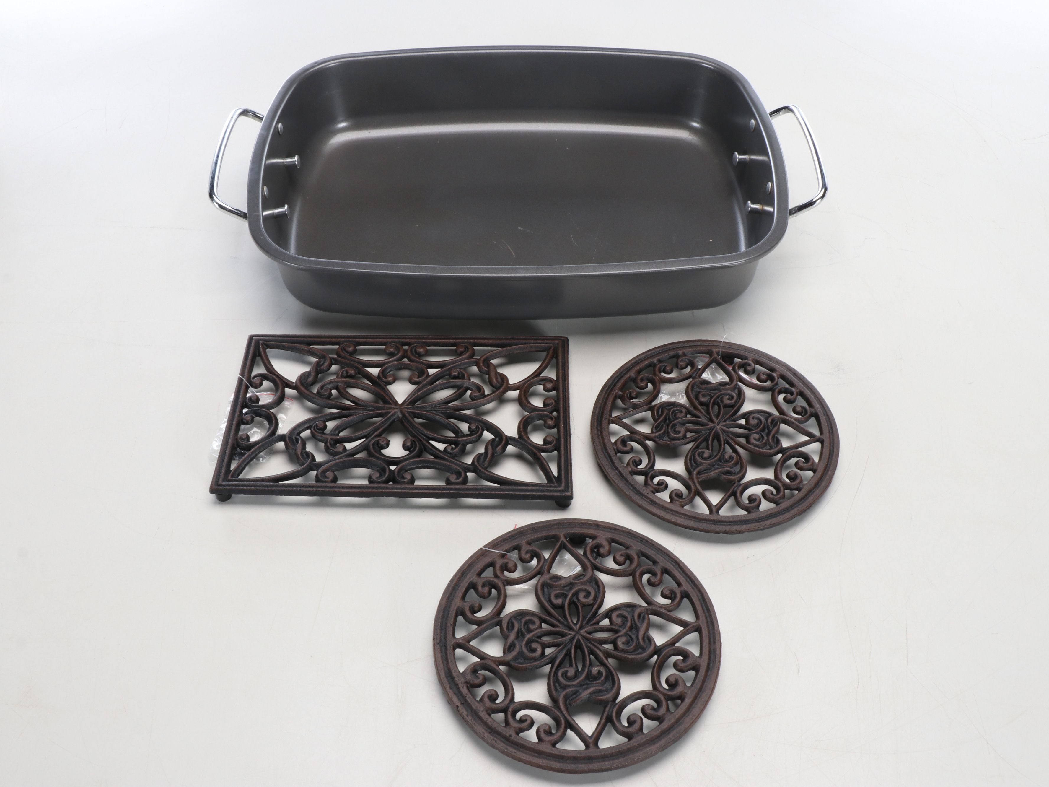 Revere Ware Stainless Steel Pots with Other Bakeware