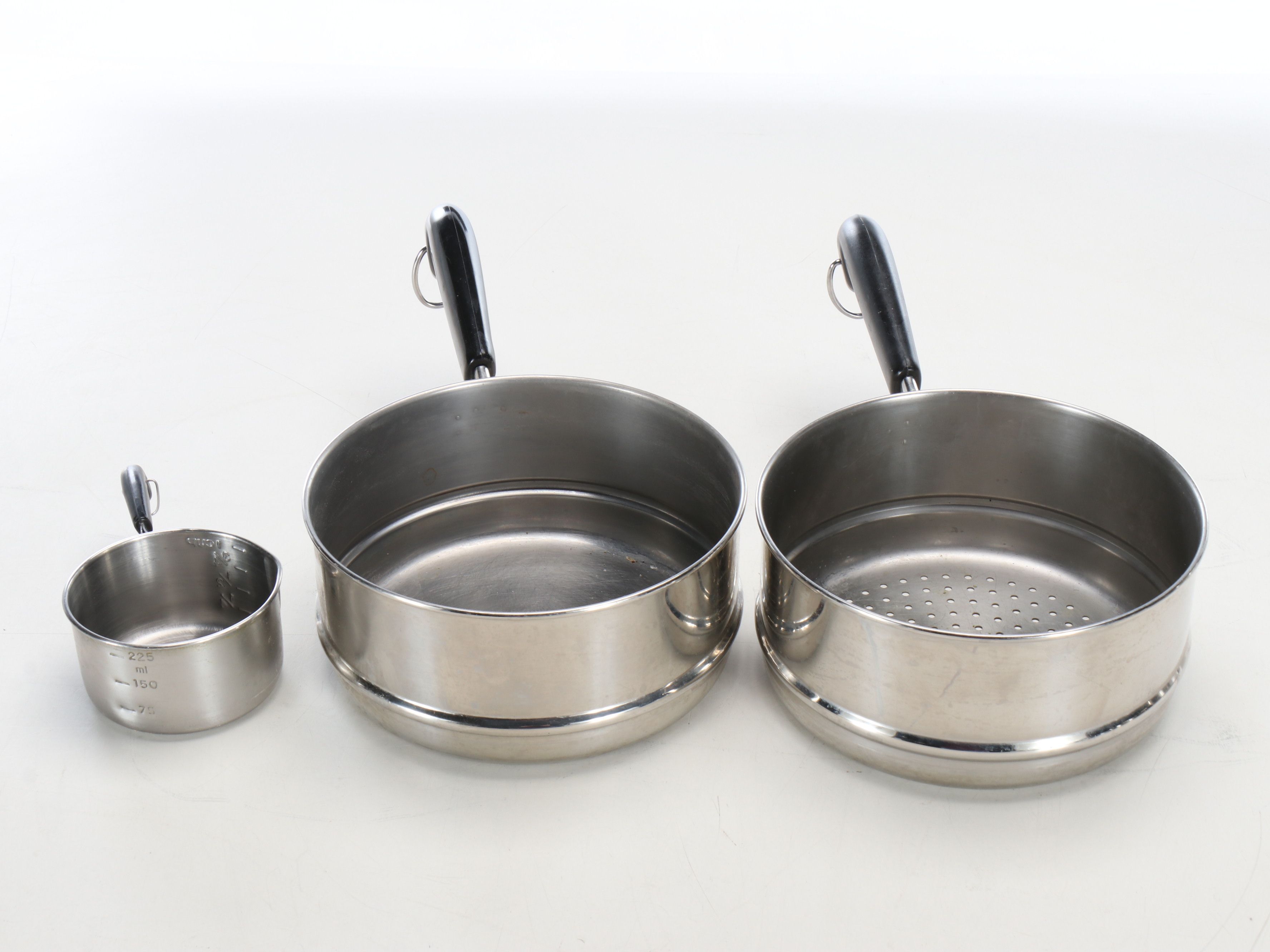 Revere Ware Stainless Steel Pots with Other Bakeware