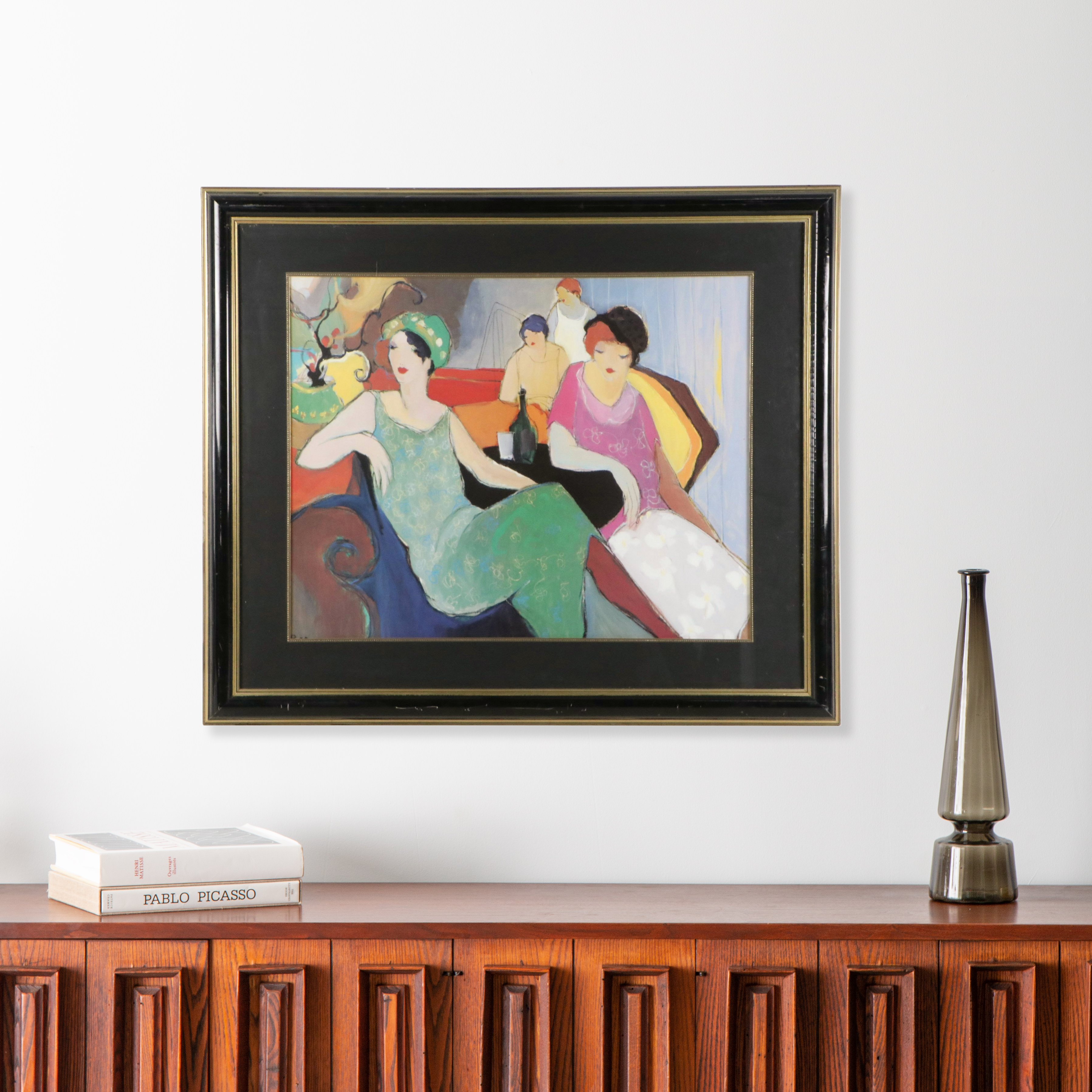 Offset Lithograph After Itzchak Tarkay "In The Lounge"