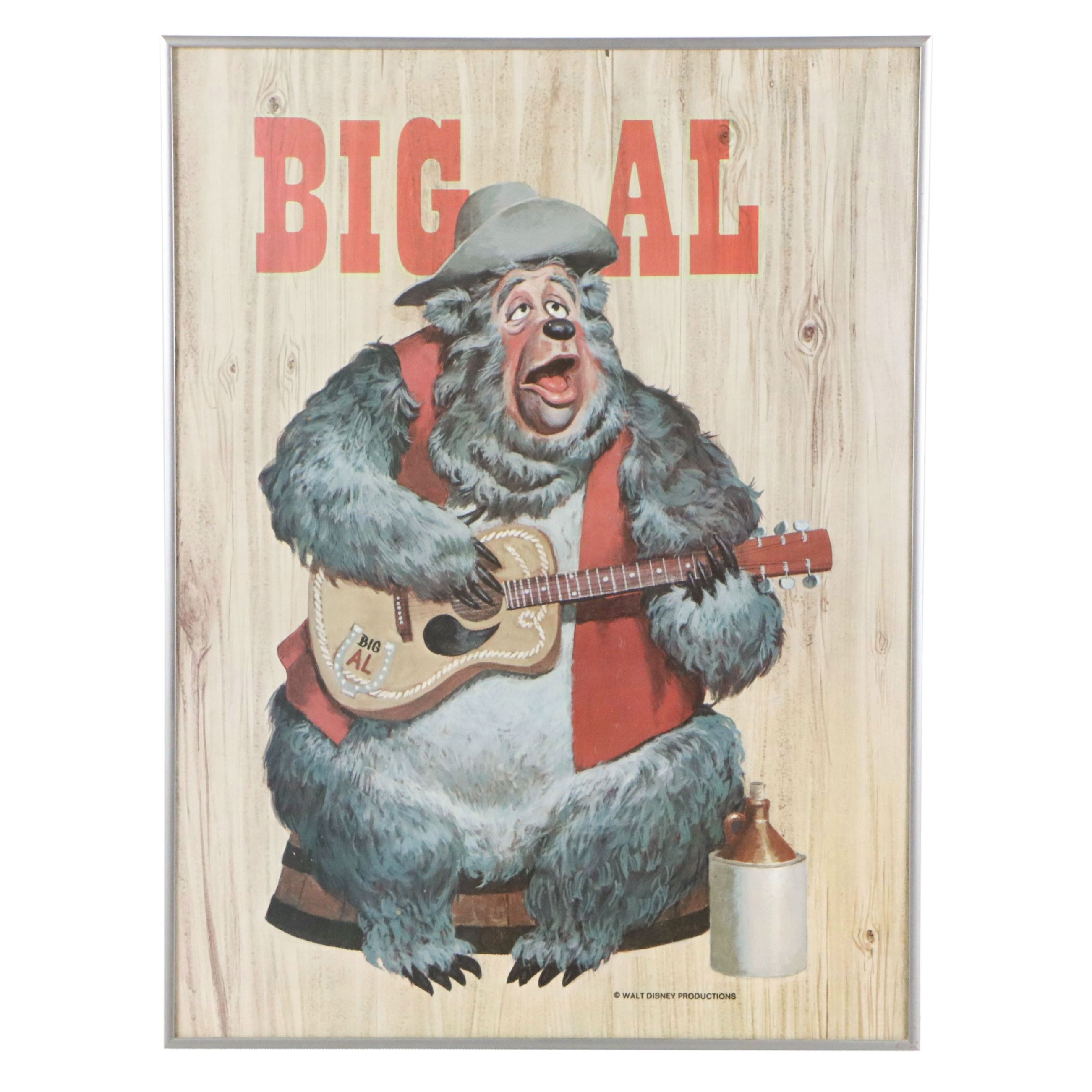 Walt Disney Productions Offset Lithograph "Big Al," Late 20th Century