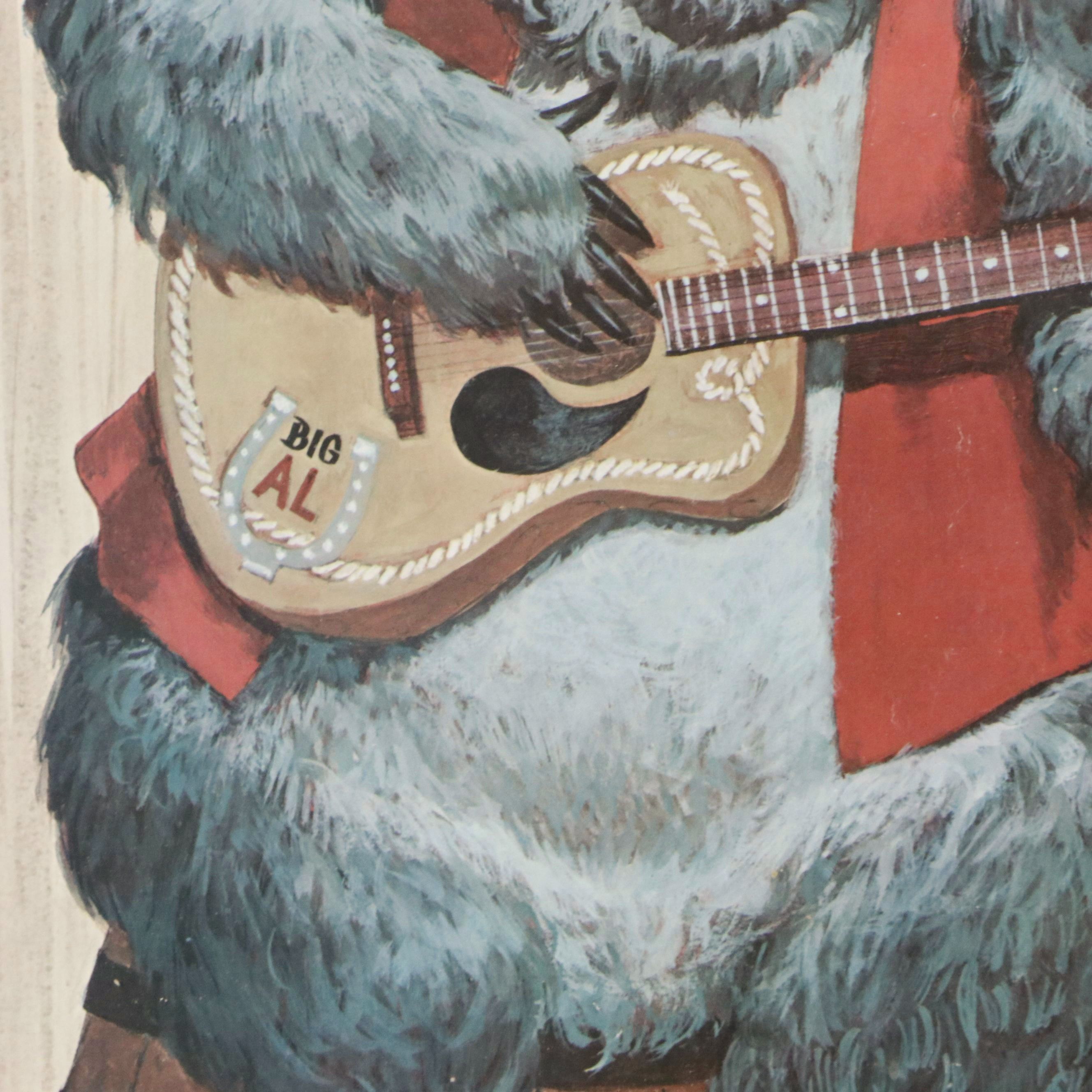 Walt Disney Productions Offset Lithograph "Big Al," Late 20th Century