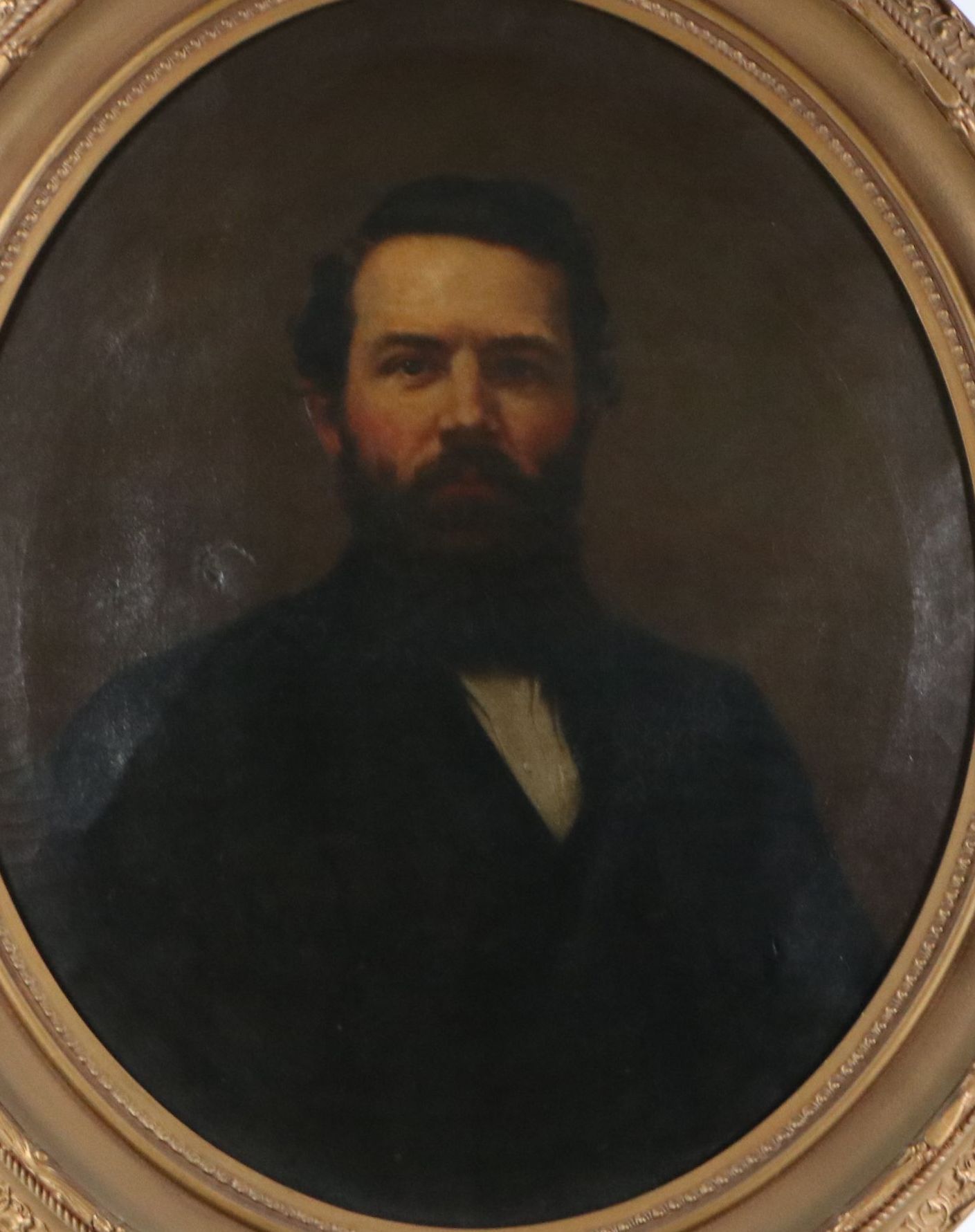 Portrait Oil Painting of Gentleman, 19th Century