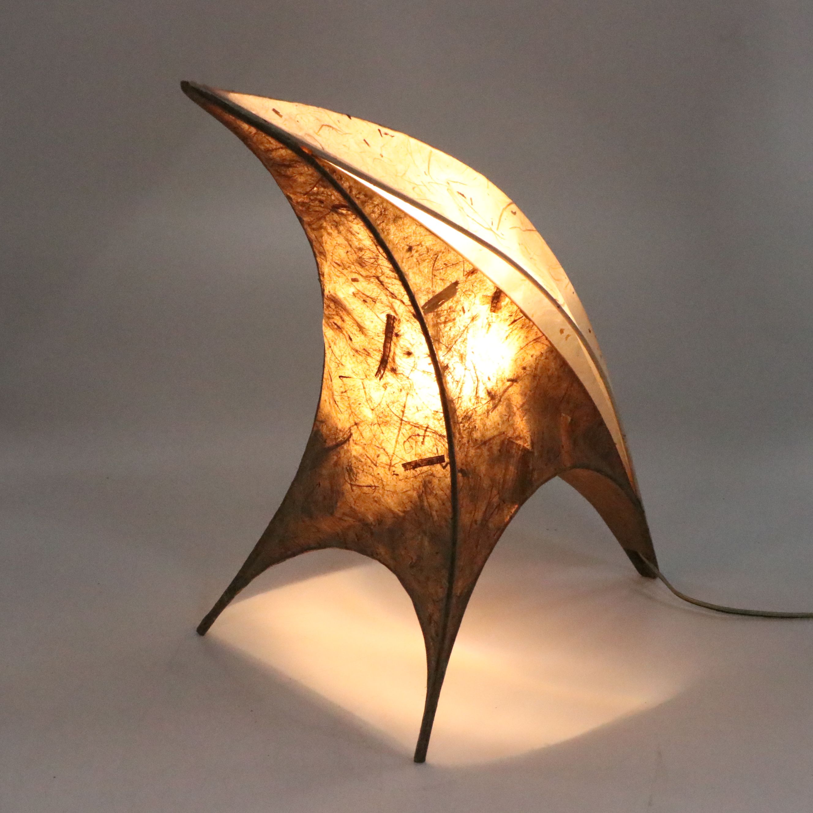 Abstract Two-Tone Paper Accent Lamp