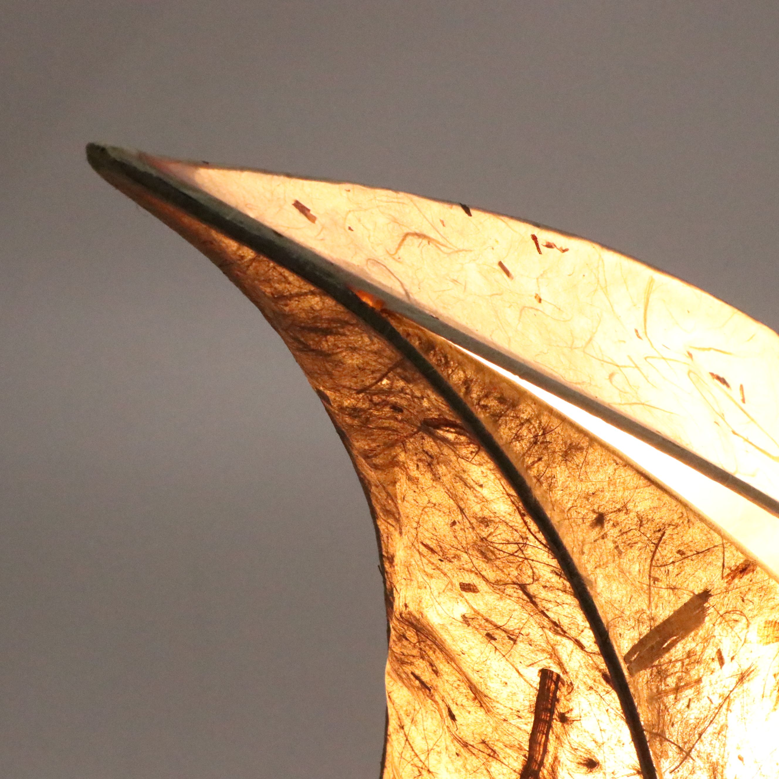 Abstract Two-Tone Paper Accent Lamp