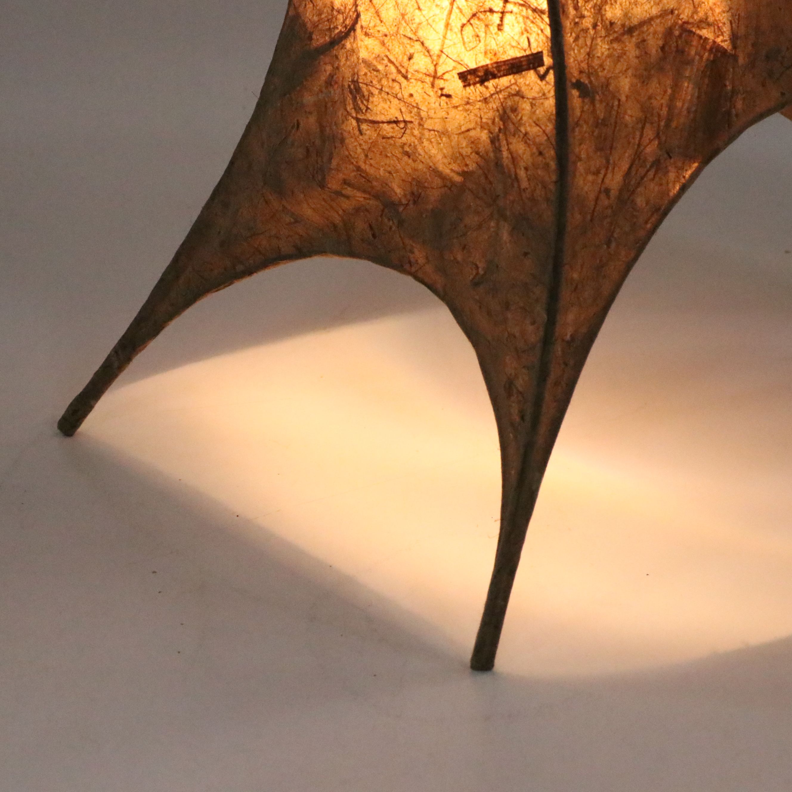 Abstract Two-Tone Paper Accent Lamp