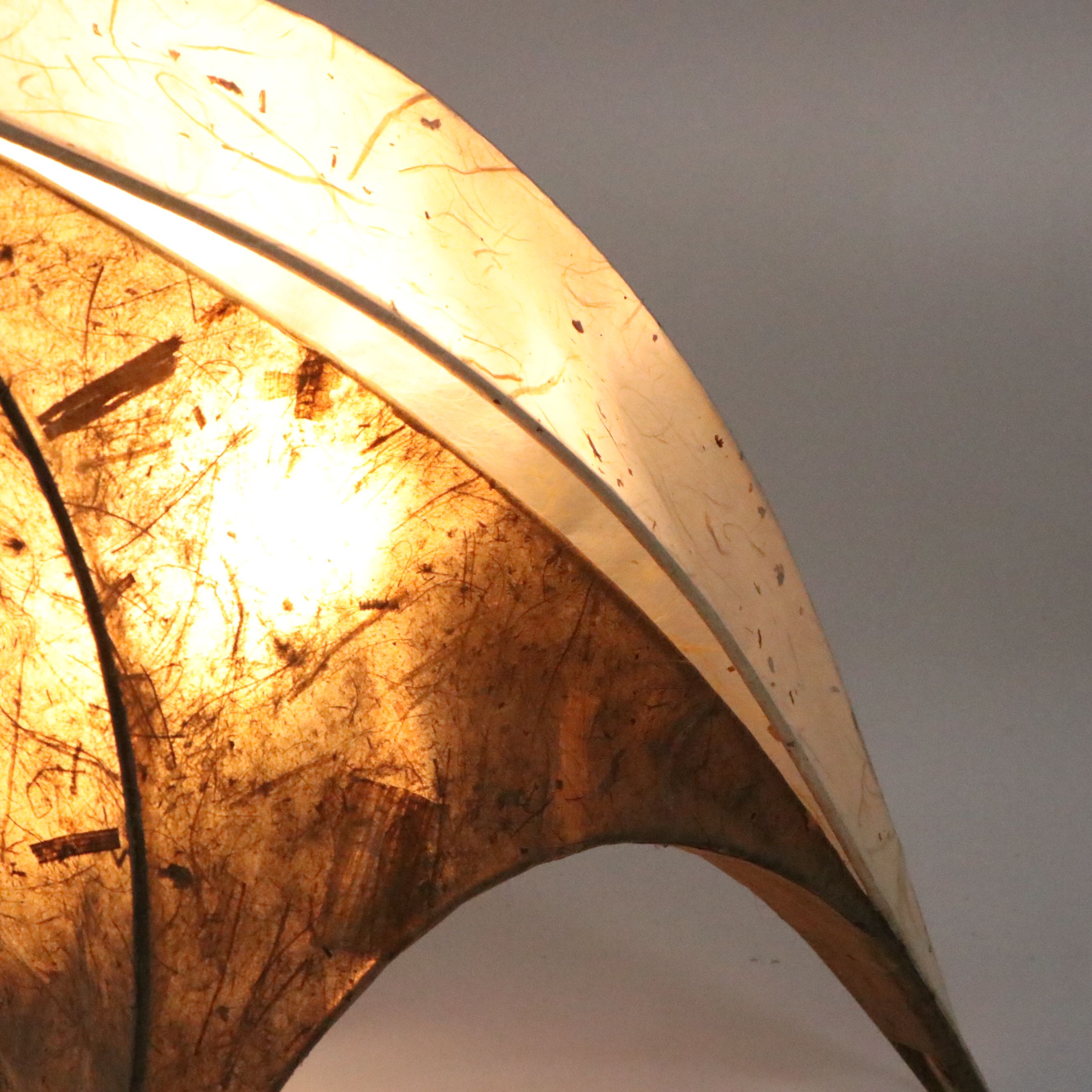 Abstract Two-Tone Paper Accent Lamp