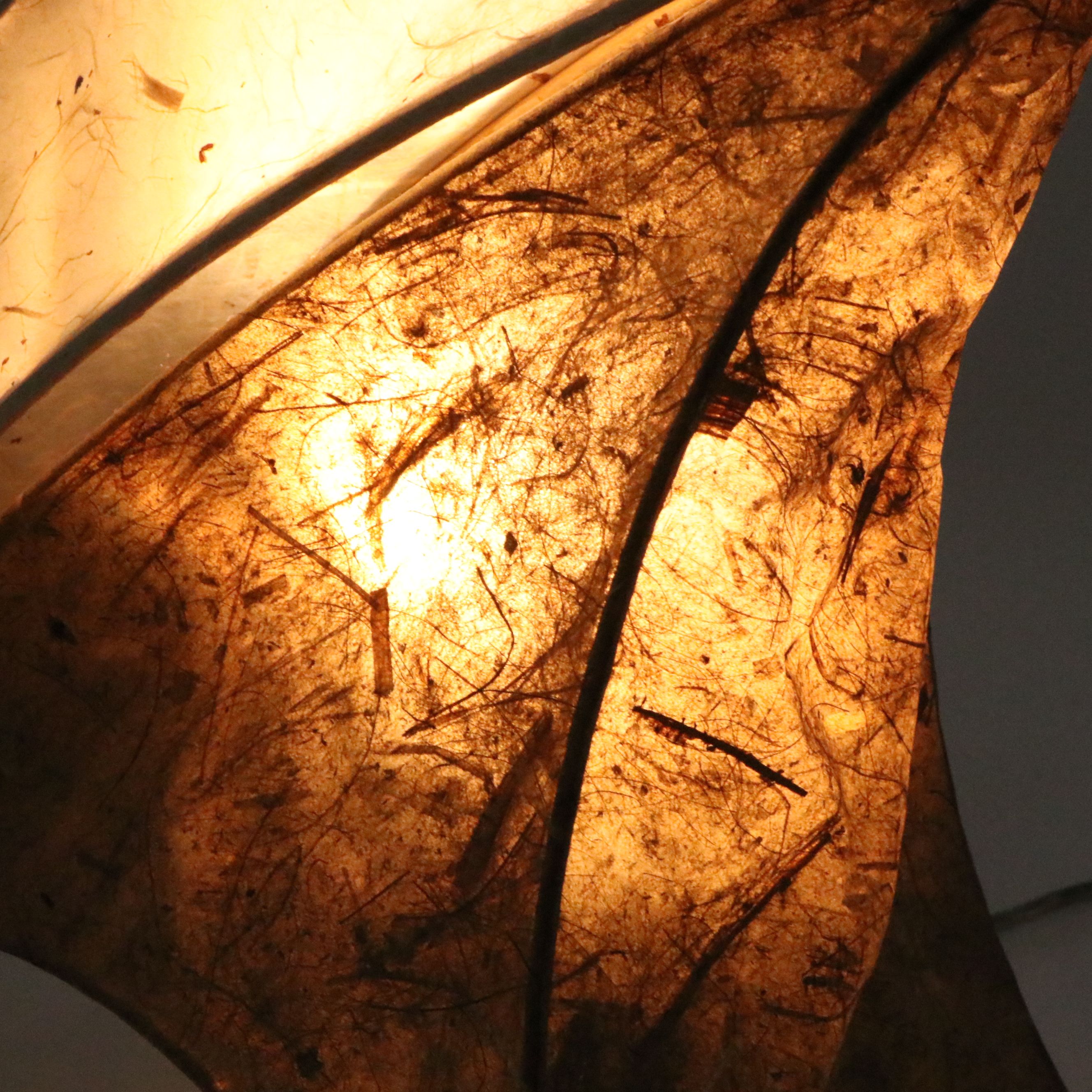 Abstract Two-Tone Paper Accent Lamp