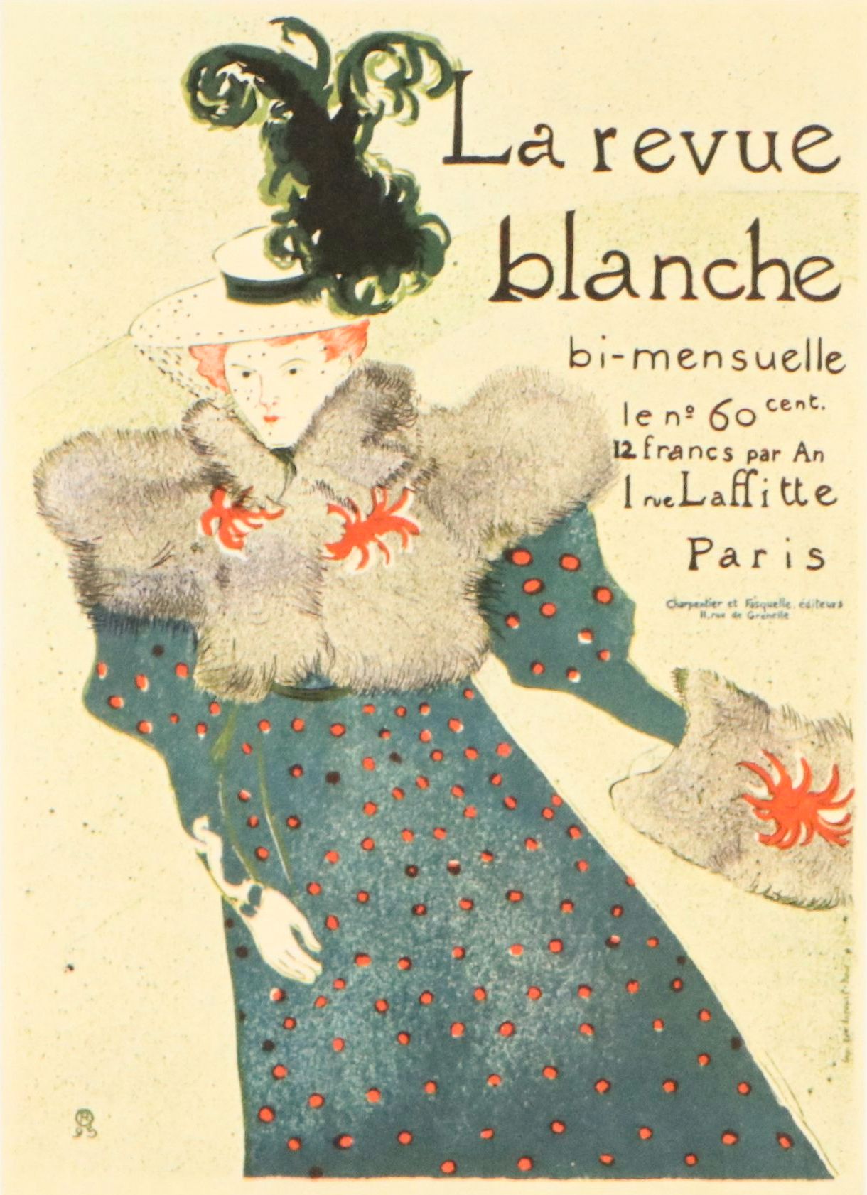 Offset Lithograph After Henri de Toulouse-Lautrec "La Revue Blanche"