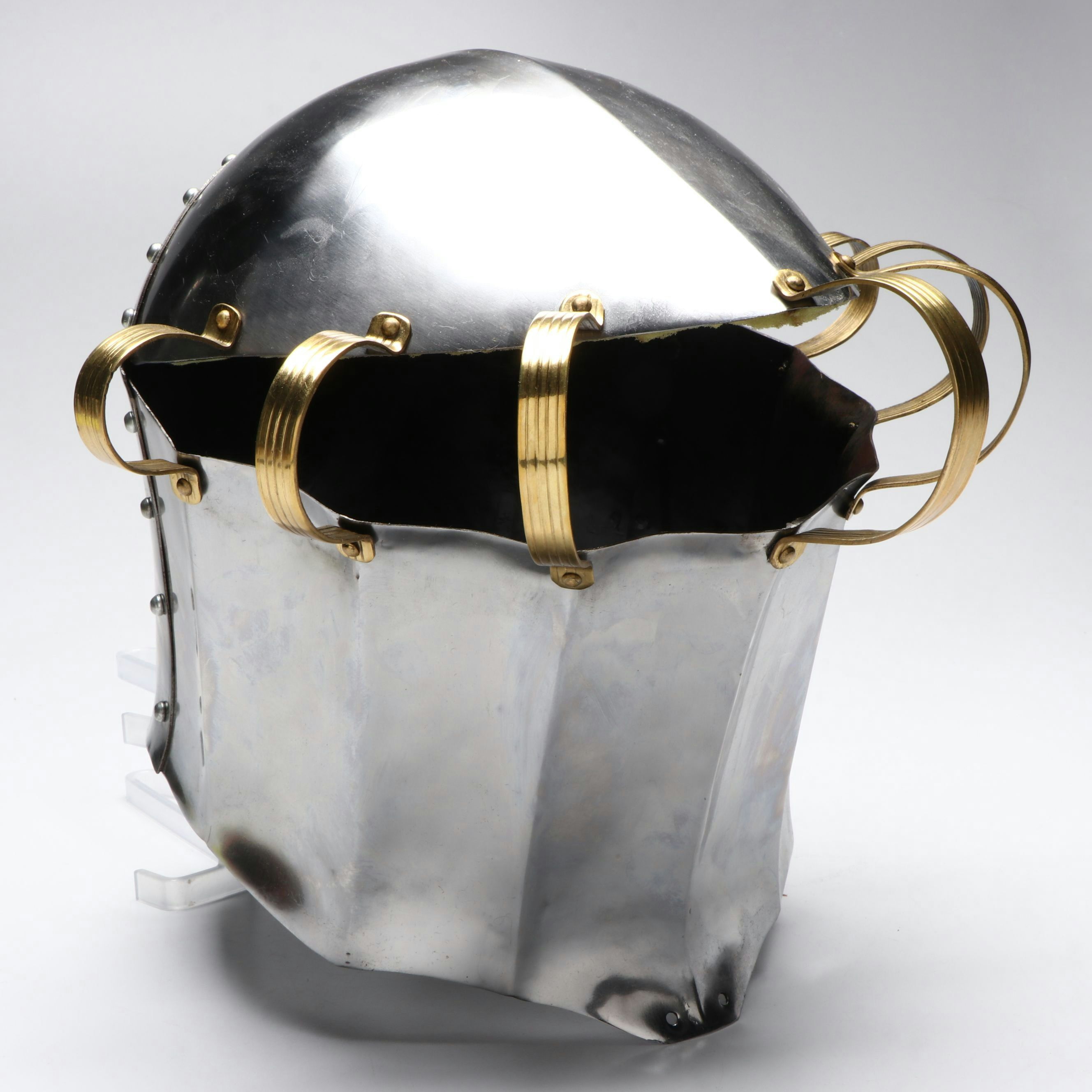 Steampunk Style "Frog-Mouth" Fantasy Helmet