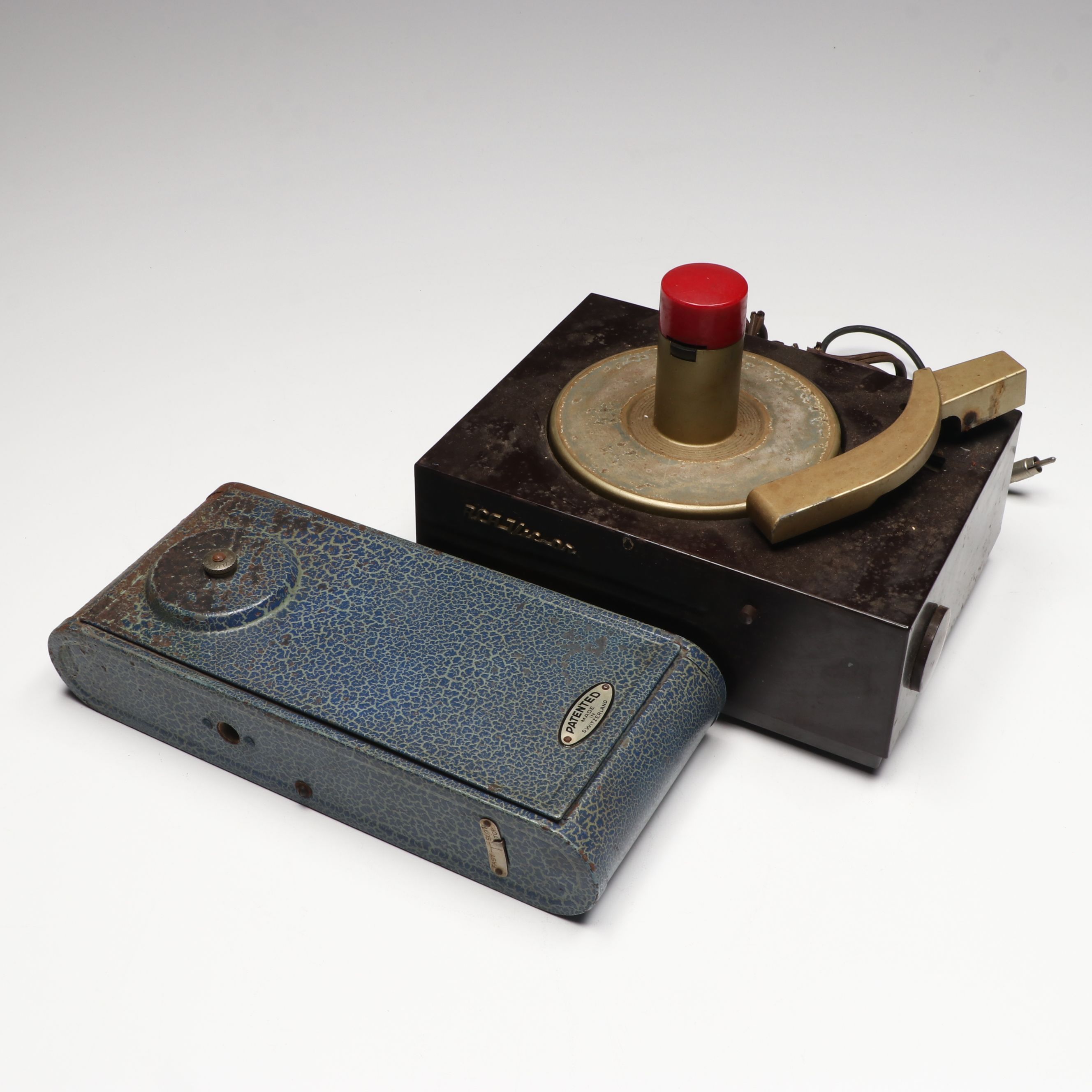 RCA Victor 45 Record Player and Portable "Picnic" Player, Early 20th Century