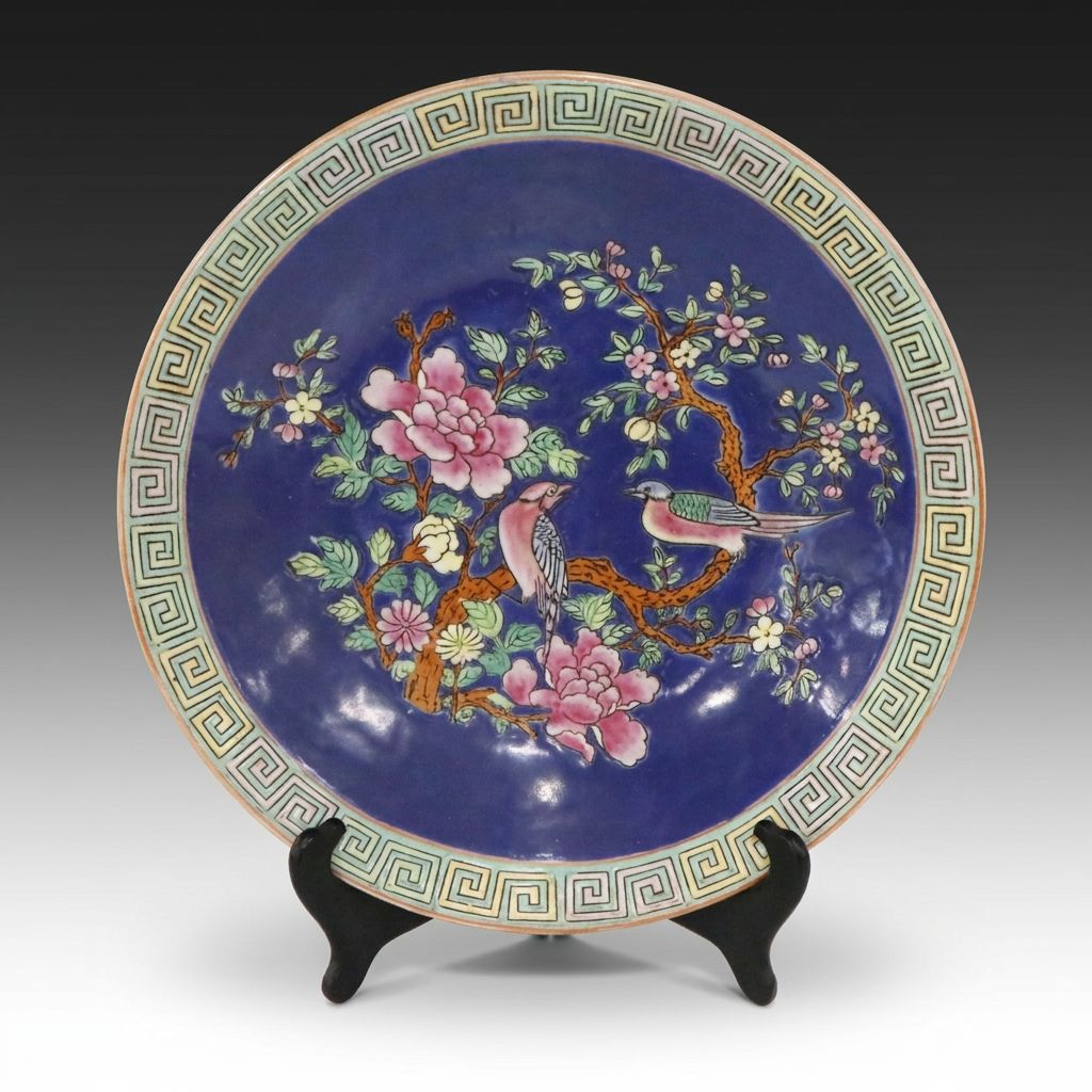 Qing Dynasty Style Famille Rose Porcelain Bowl