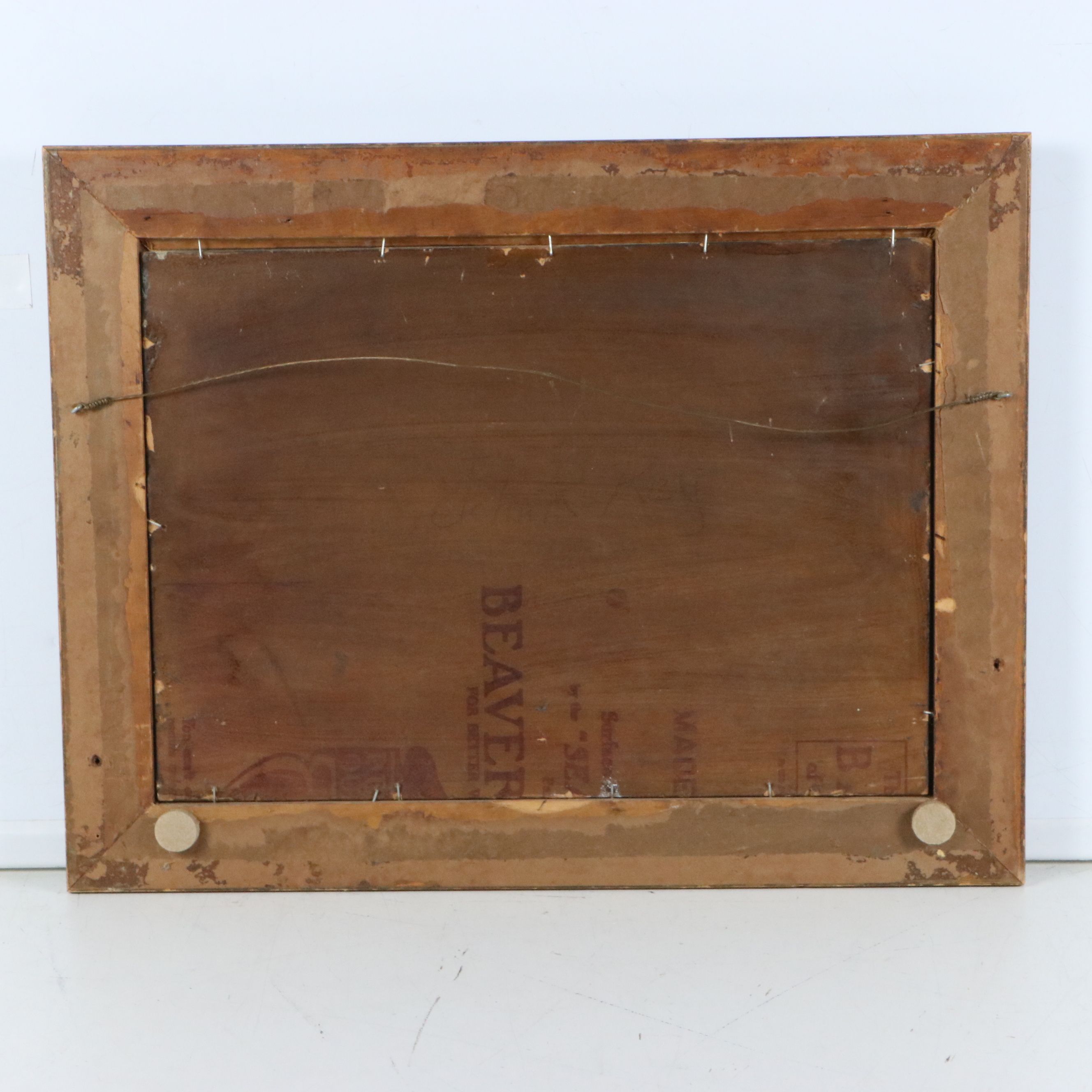 Swedish Landscape Oil Painting of Borgholm Castle Ruins