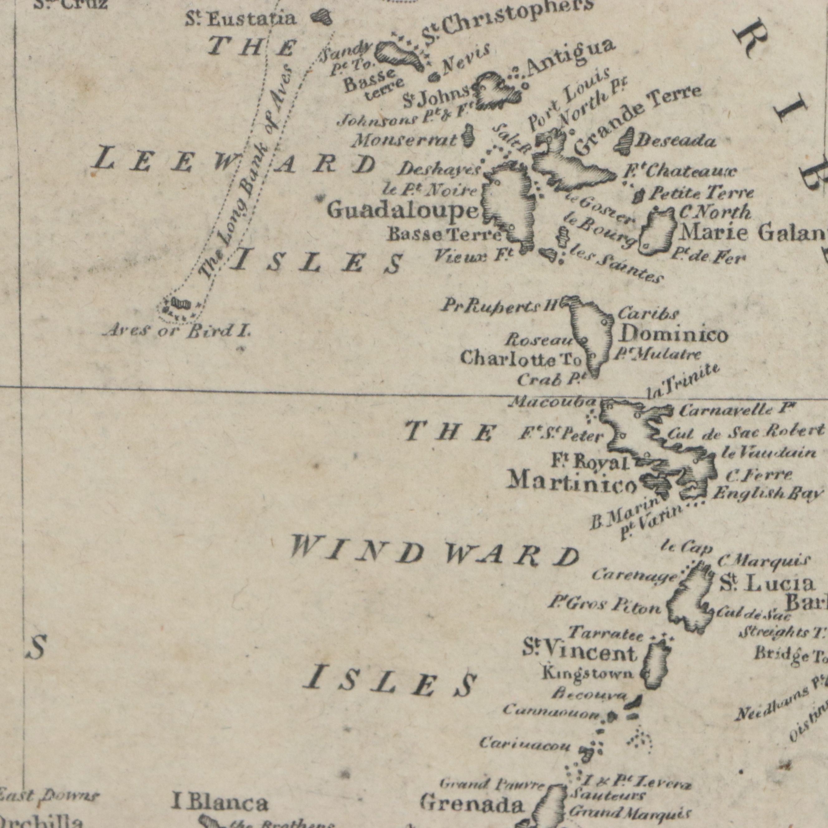 John Reid Engraved Map "An Accurate Map of the West Indies...," 1796