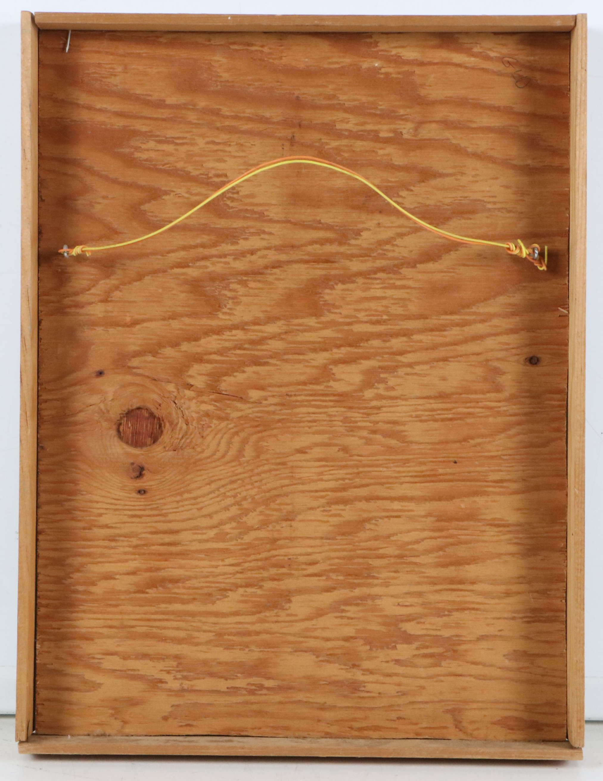 Bogner Oil on Board of Abstracted Man Seated, 1980