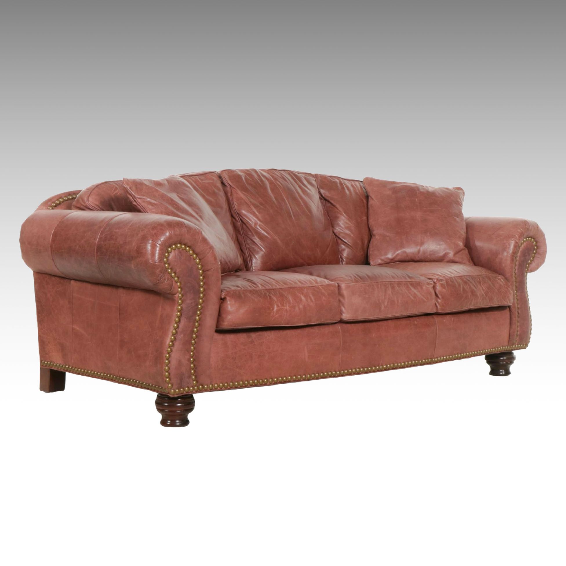 Thomasville Leather Upholstered Sofa, 1996