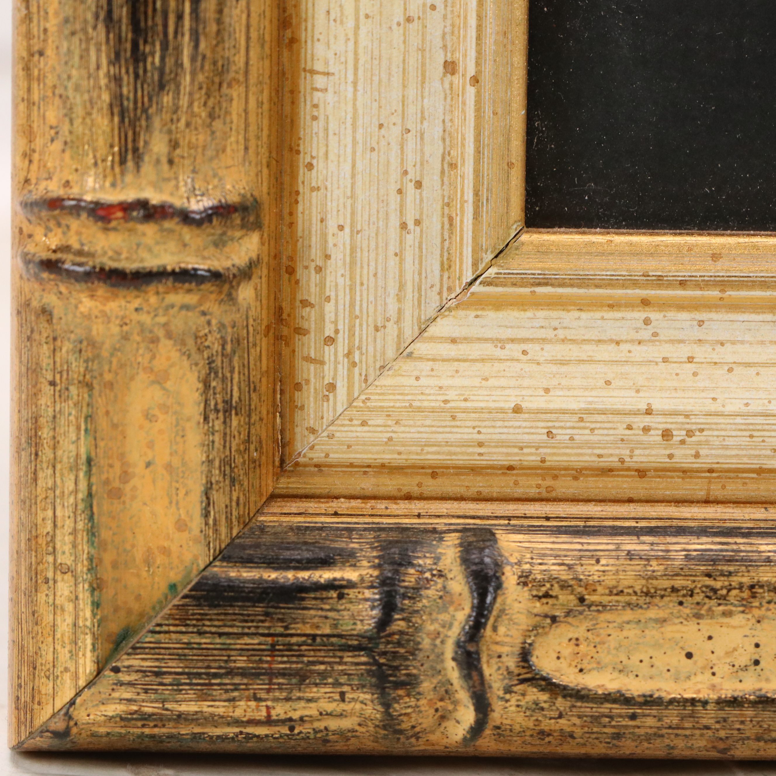 Émile Bellet Lithograph "Pensées Bleues"