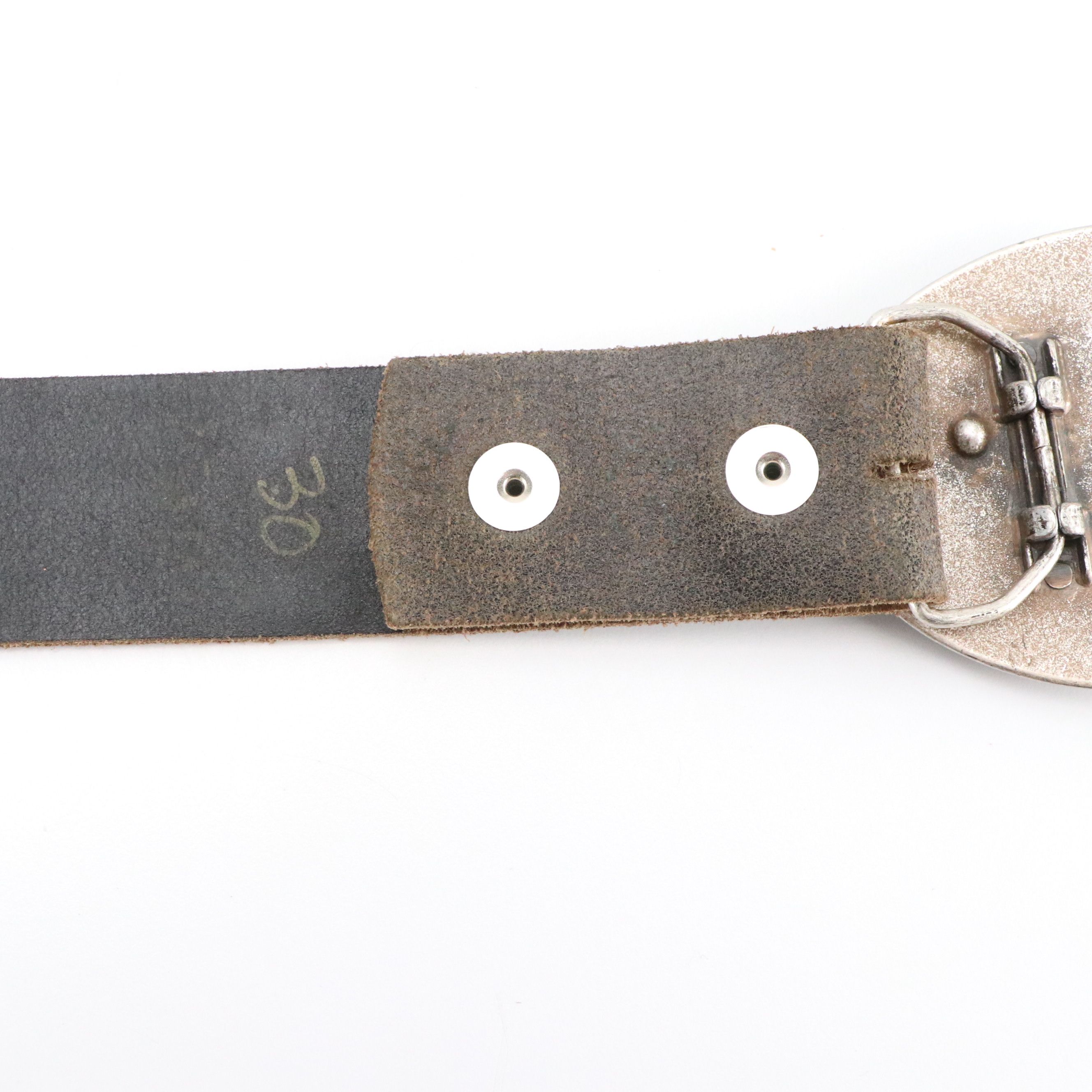 Crystal Embellished Western Belt with Nocona and Other Belt Buckles